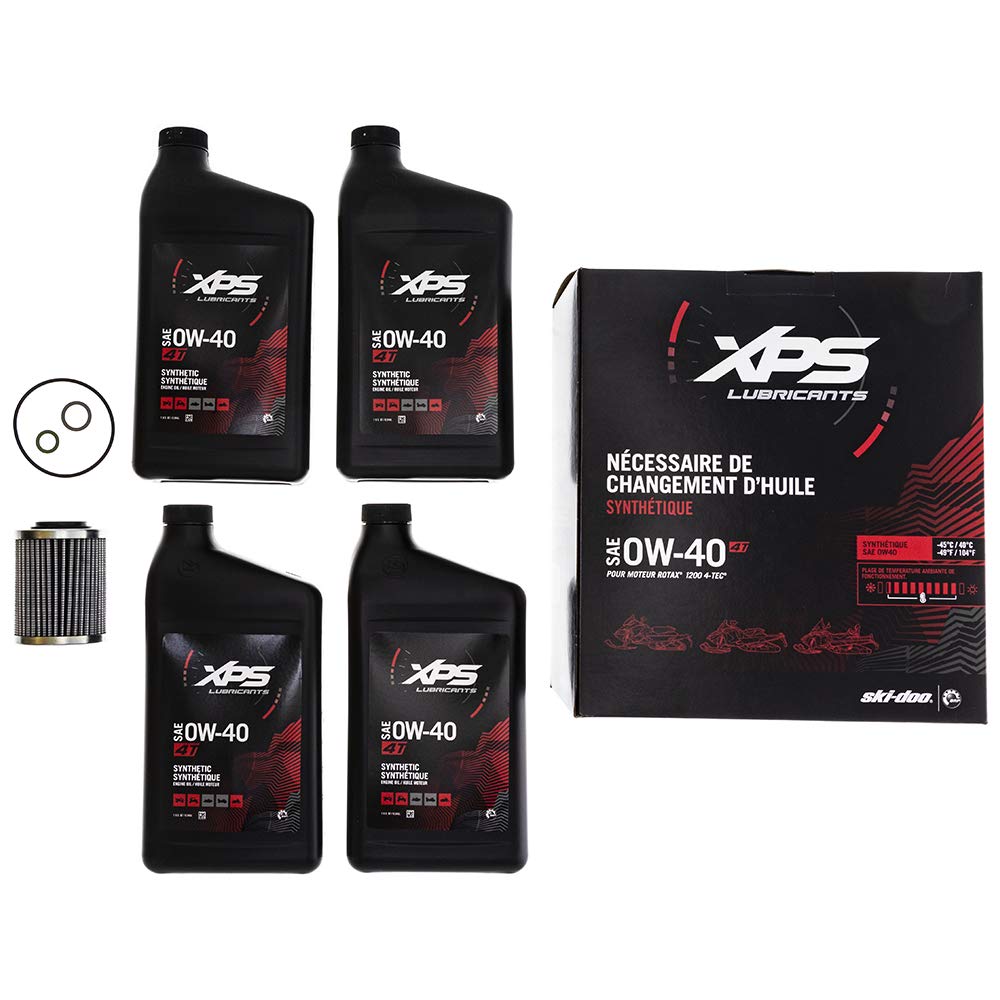 Can-Am New Oem Xps Ow-40 Synthetic Oil Change Kit Rotax 1200 4-Tec, 779255