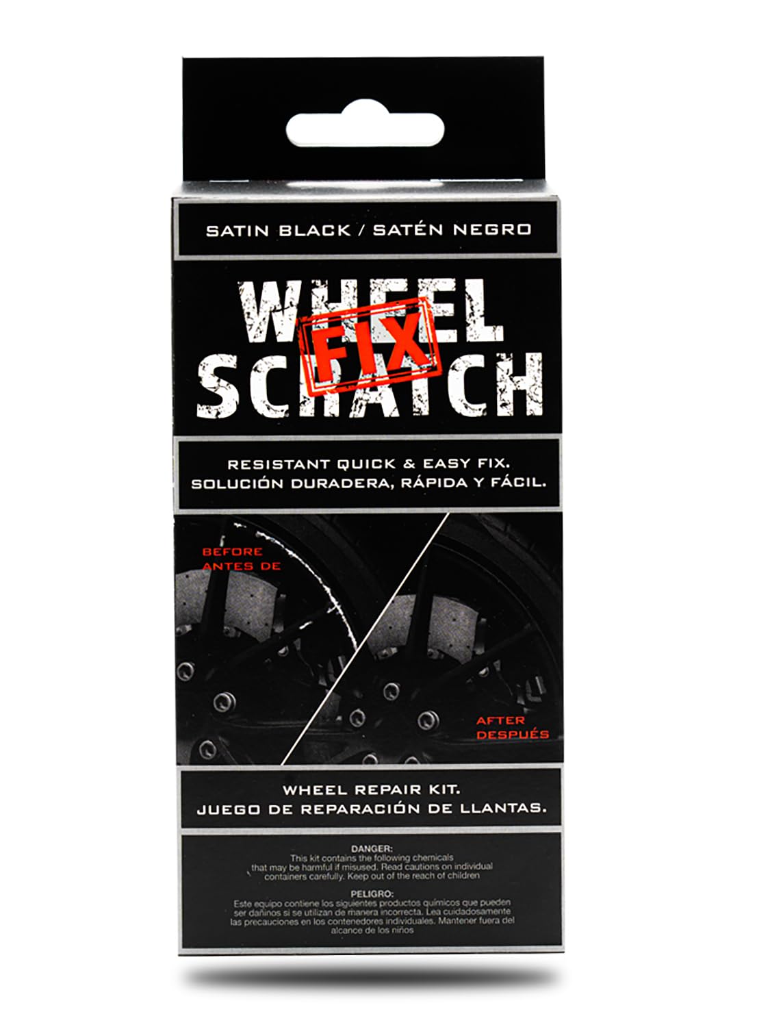 Wheel Scratch Fix Quick And Easy Rim Touch Up Paint Kit, Car Wheel Touch Up Paint Pen Repair Kit, Universal Wheel Paint Color Bl