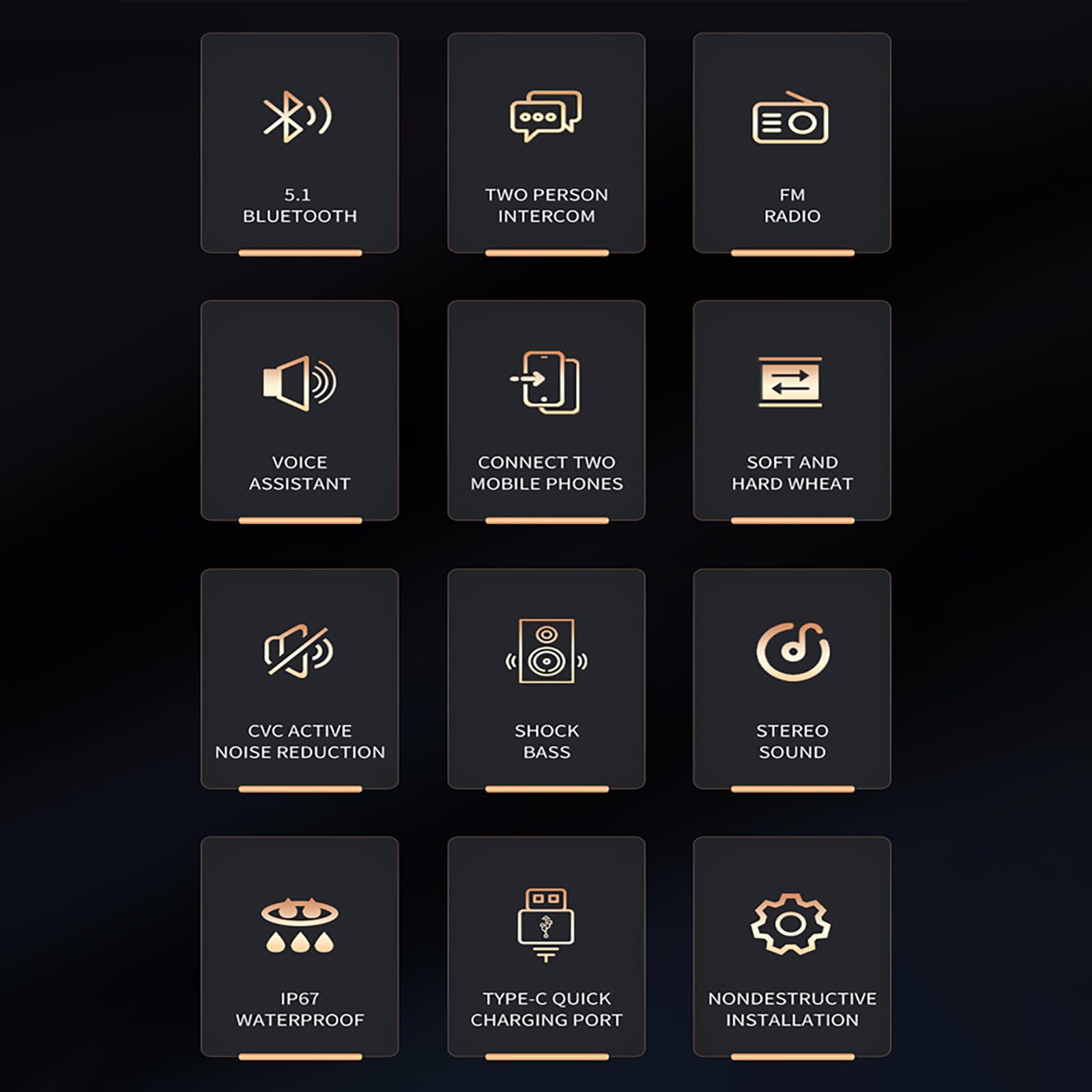 1Storm Motorcycle Bike Full Face Helmet Mechanic + Motorcycle Bluetooth Headset: Skull Red