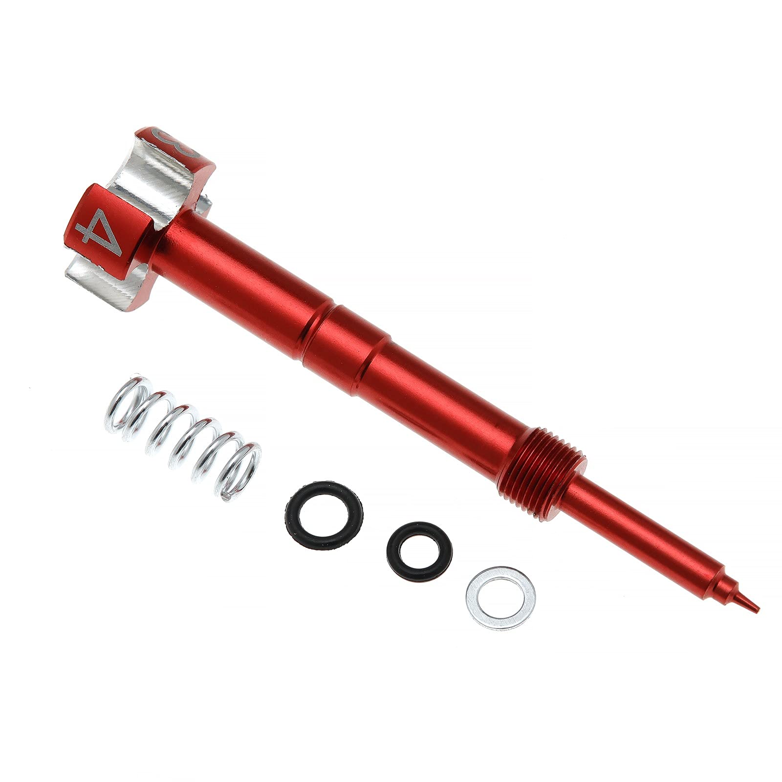 Motorcycle Air Fuel Mixture Screw For Keihin Fcr Carb For Honda Crf150R Crf150R Yamaha Yfz450 Yz250F Yz426F Yz450F Kawasaki Klx450R Kx250F Kx450F Suzuki Rmz250 Ramz450 (Red)