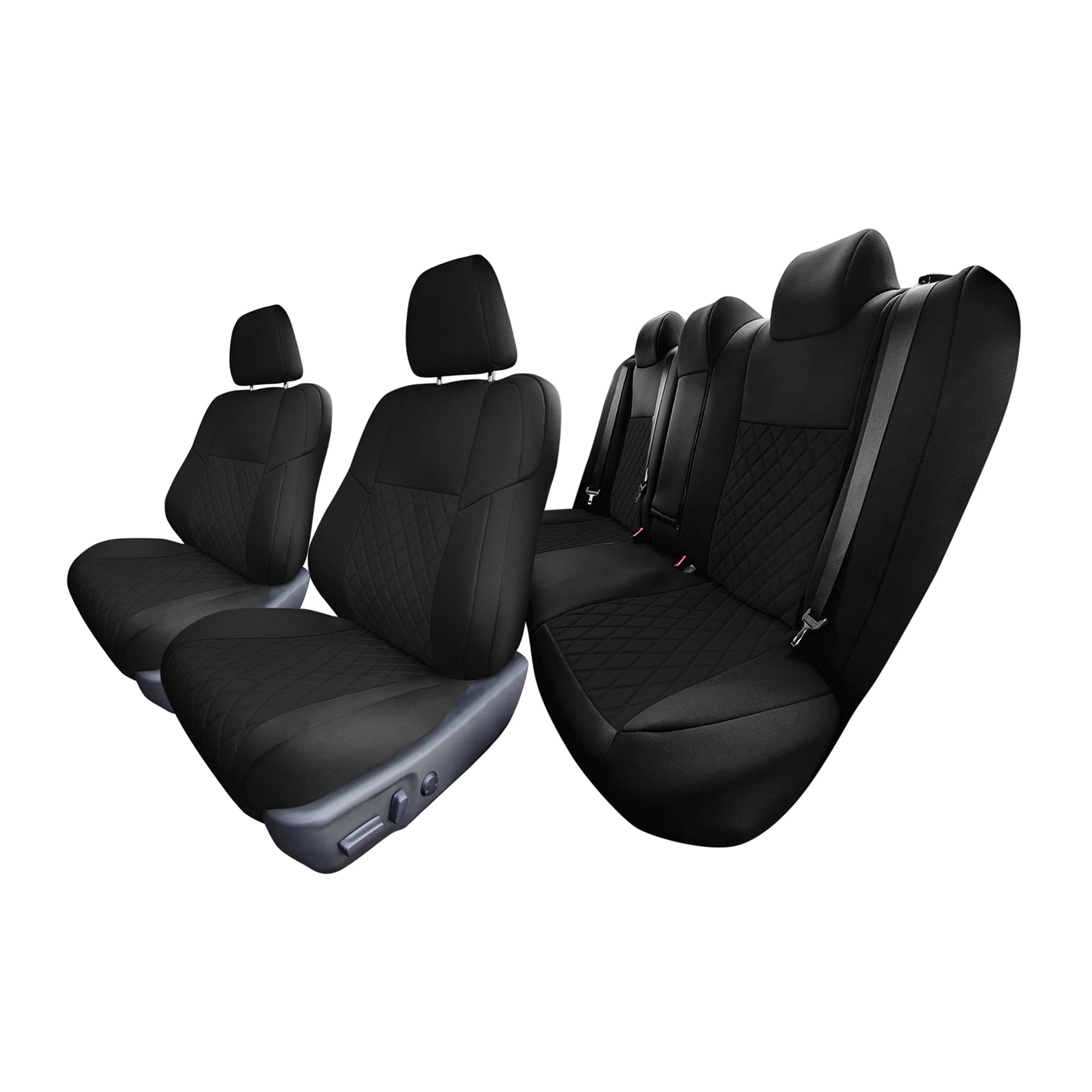 FH GROUP Custom Fit Seat Covers for 20122017 Toyota Camry LE | SE | XSE | XLE Neoprene Water Resistant Automotive Seat Covers 