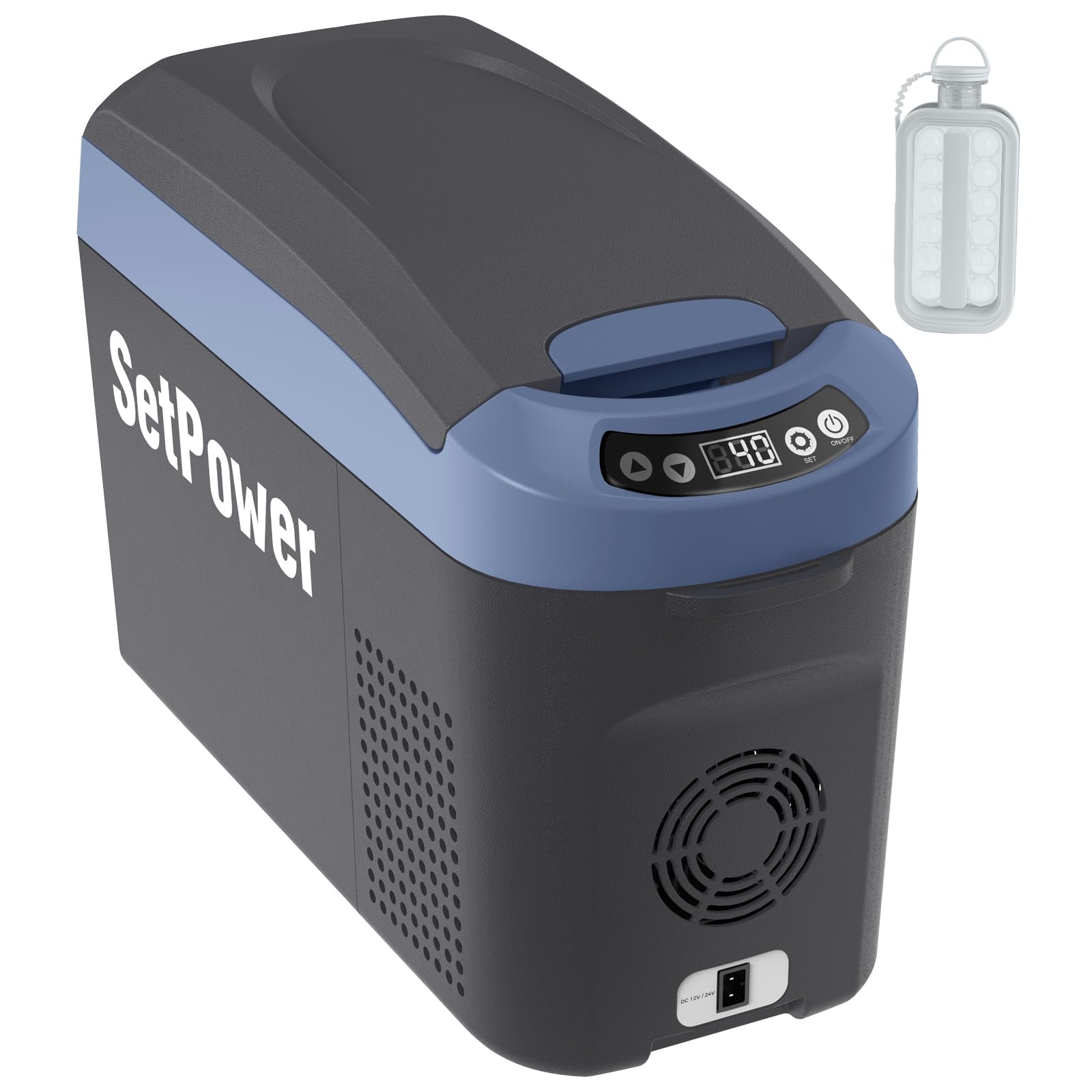 Setpower AB15 12 Volt Refrigerator,16 Quart(15L) Electric Cooler,Portable Car Refrigerator RV Fridge,12v Cooler for Camping, Tra