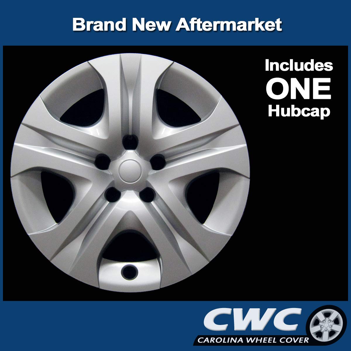 Premium Replica Hubcap Set, Replacement For Toyota Rav4 2013-2015, 17-Inch Wheel Covers (4 Pieces)