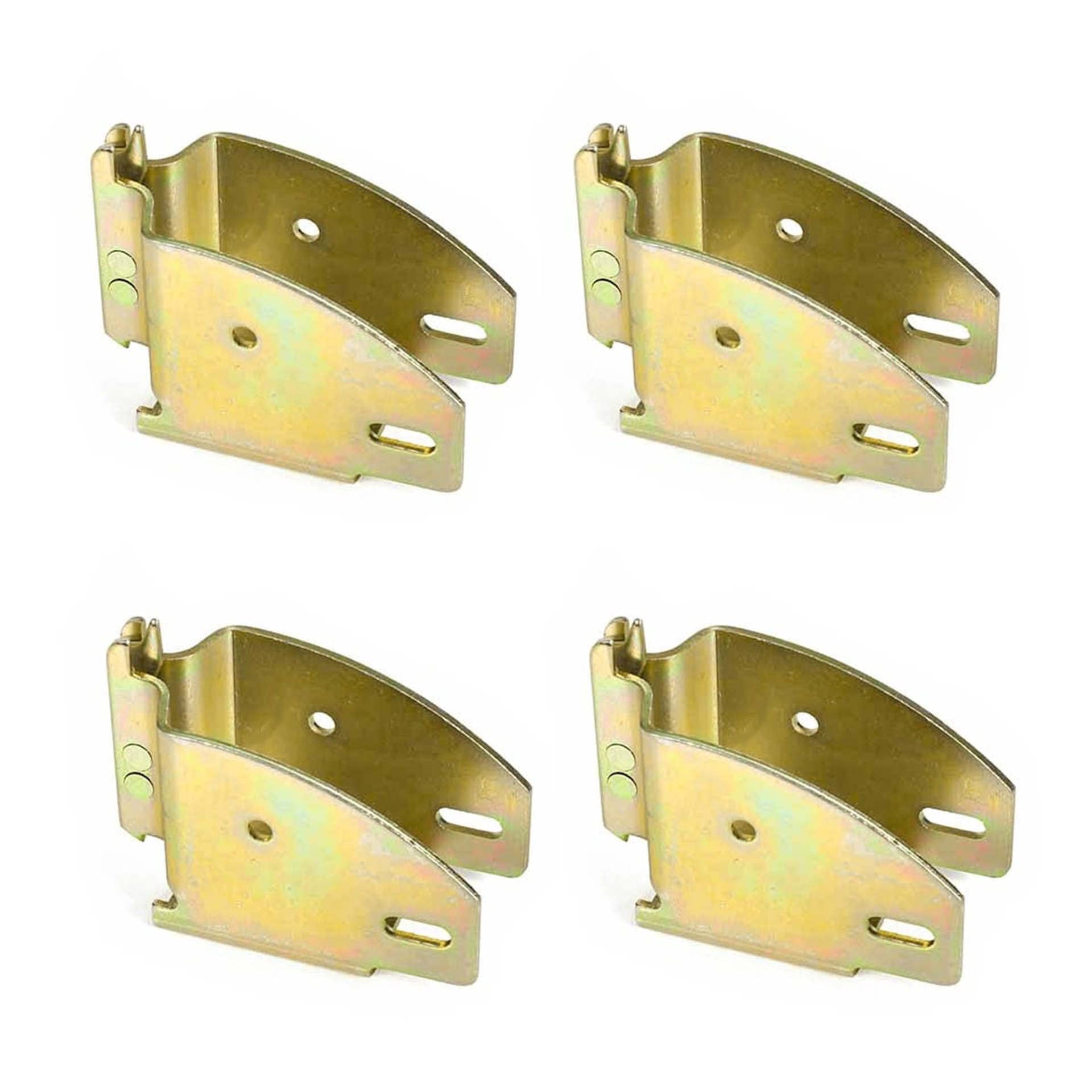 Dc Cargo E-Track Wood Beam End Socket Shelf Brackets For Custom Storage - Pack Of 4 - E Track Accessories For Enclosed Trailers
