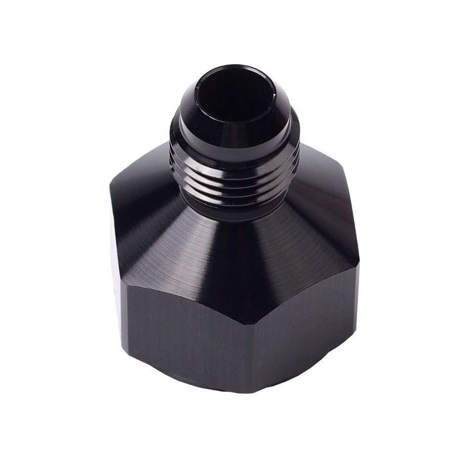 Female An10 10An To An6 6An Male Flare Reducer Fitting Adapter (Black, 2 Pieces)