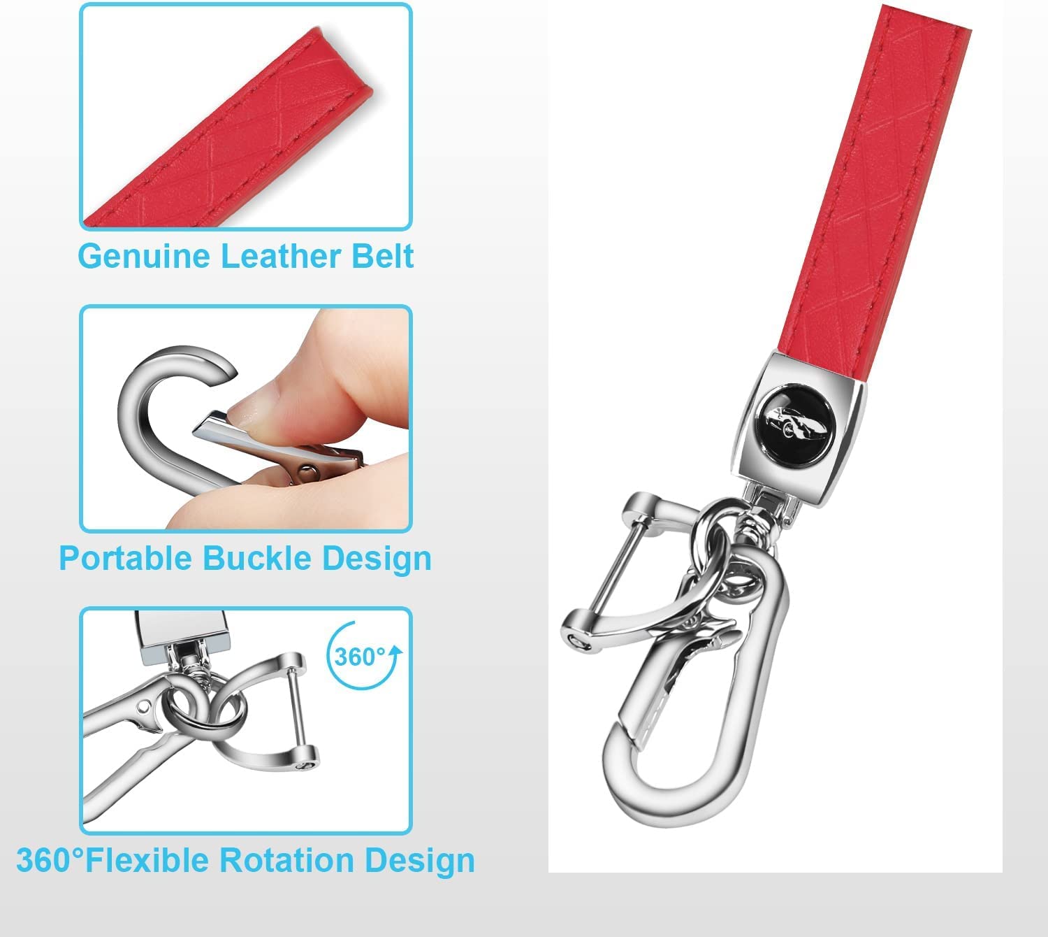 Qbuc For Chevy Key Fob Cover With Keychain Tpu Protector Suitable For Chevrolet Equinox Malibu Traverse Blazer Camaro Impala Cruze Volt Bolt Sonic Trax Tahoe Key Shell Remote Holder(Red)