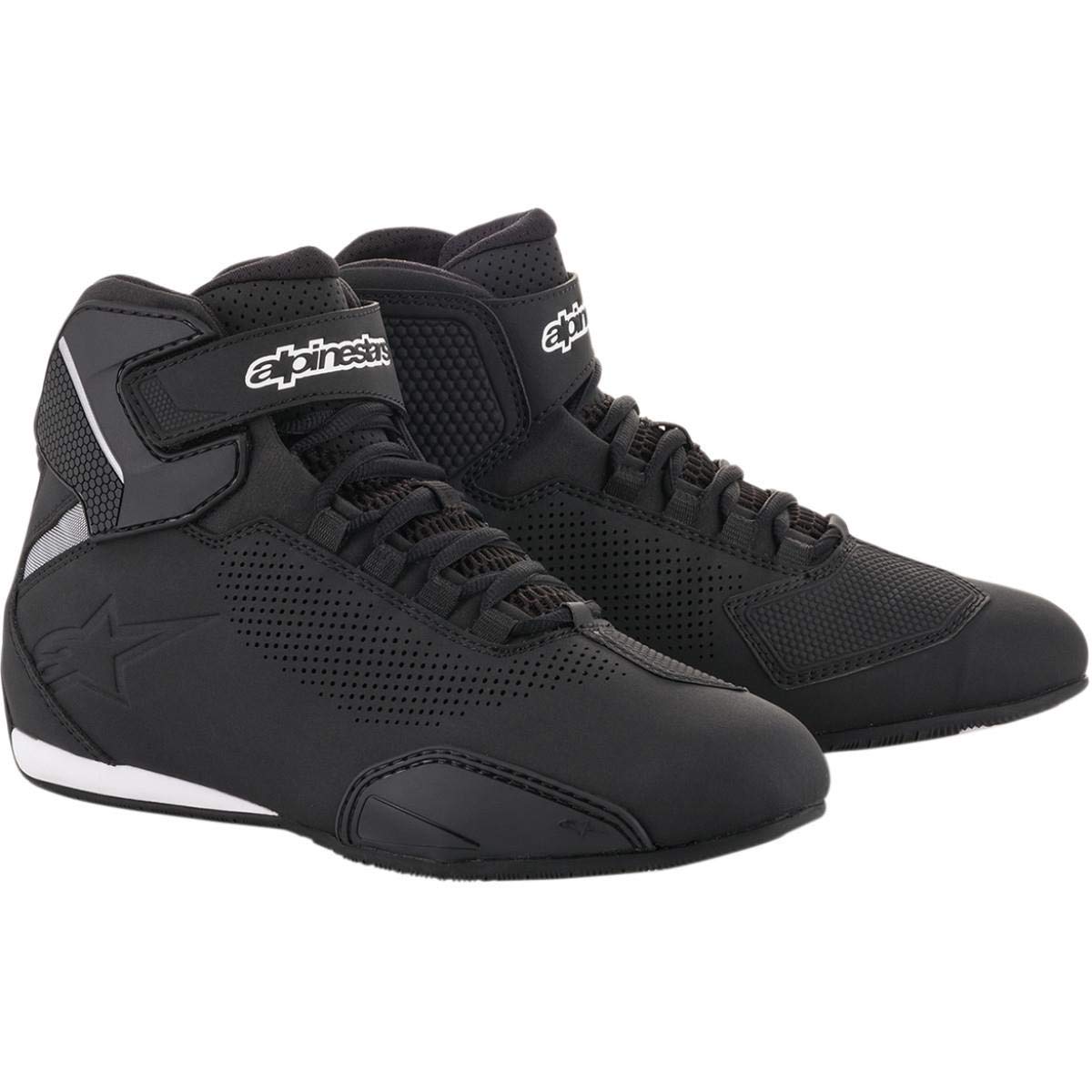 Alpinestars 25156181010 Mens Sektor Vented Street Motorcycle Shoe, Black, 10