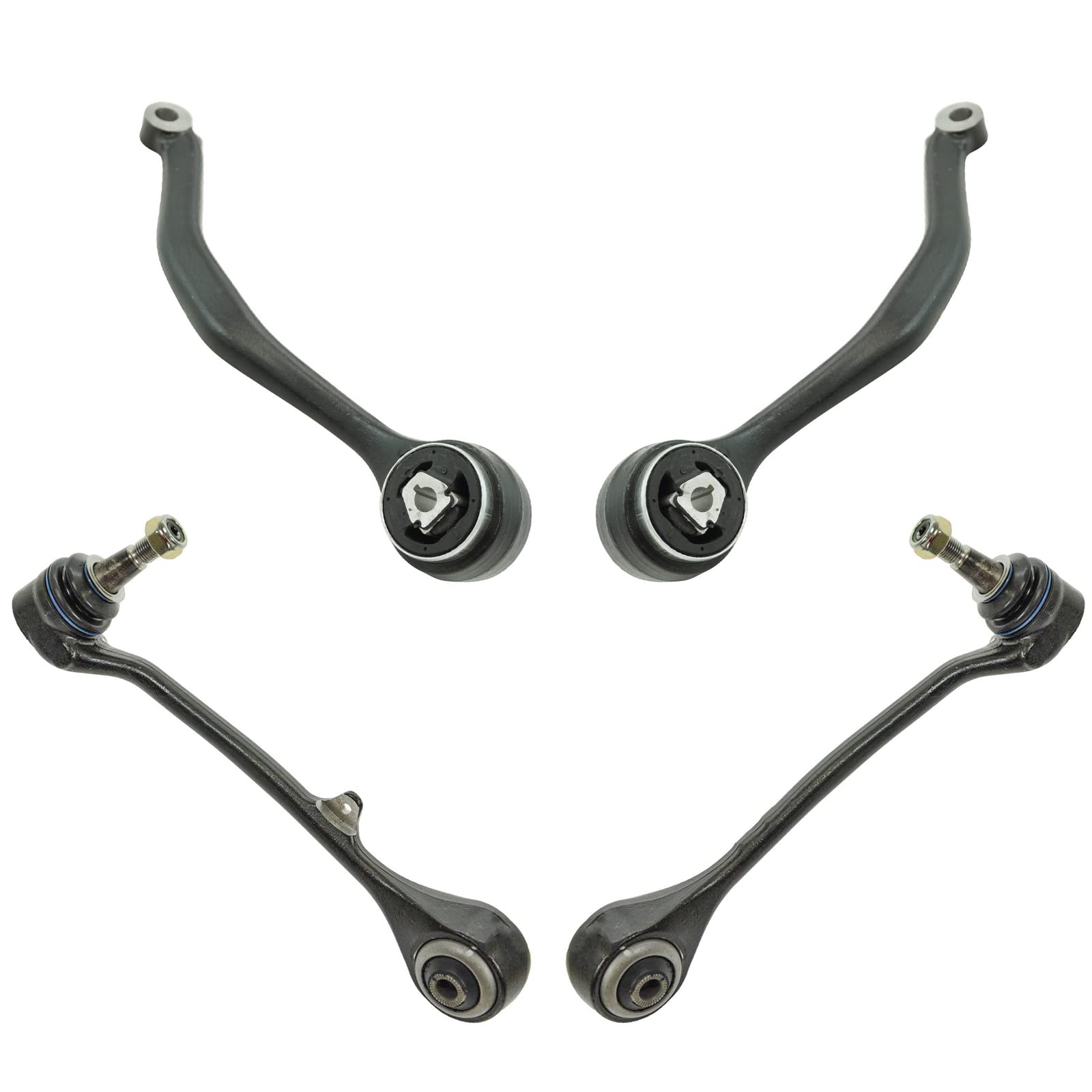 TRQ Front Lower Control Arm with Ball Joint Set Compatible with 2004-2007 BMW X3