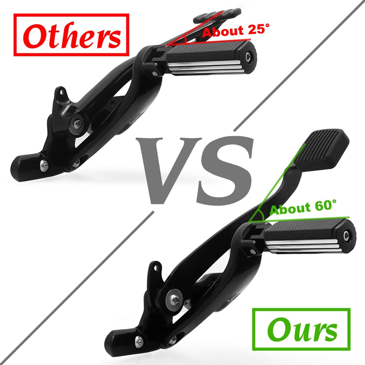 Happy-Motor Black Forward Control Foot Pegs For Harley Softail Street Bob Fxbb 114 Fxbbs Low Rider Fxlr 107 Fxlrs 117 2018-2022