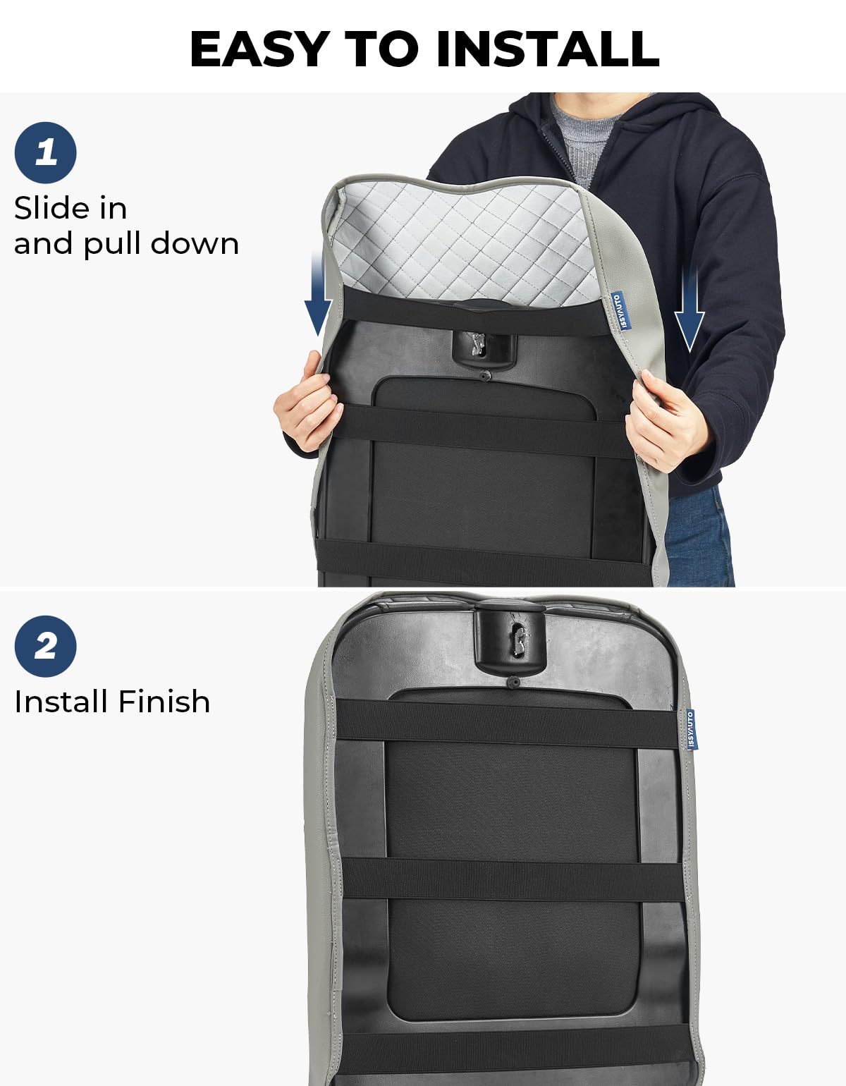 Issyauto Center Console Cover Compatible With 2013-2024 Ram 1500 2500 3500 Console Armrest Cover Protector