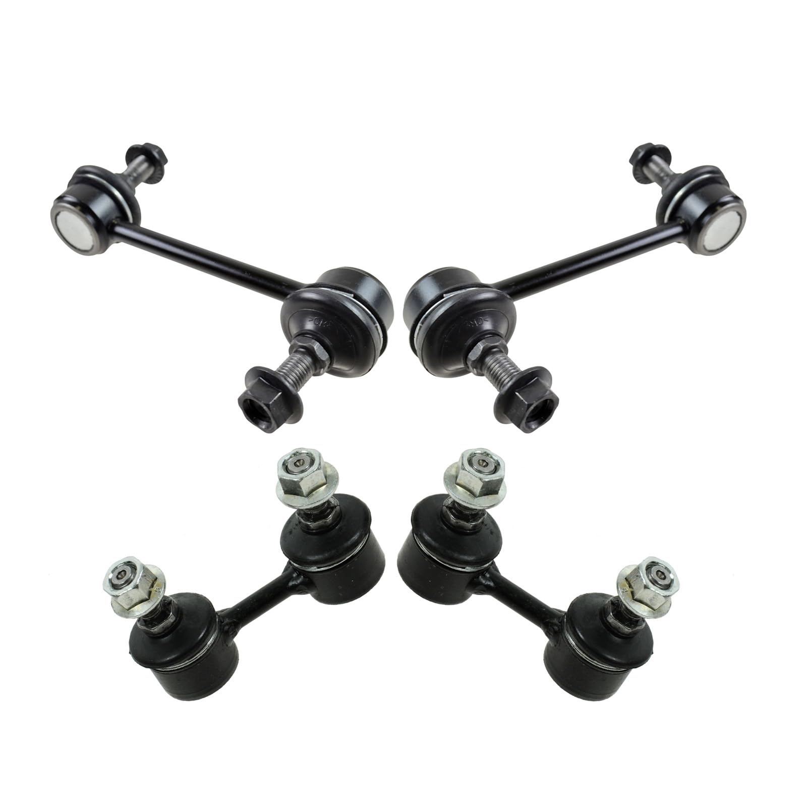 Trq Sway Bar Stabilizer Link Set Front & Rear Compatible With 95-00 Avenger 95-99 Eclipse 94-98 Galant Sebring 95-98 Talon