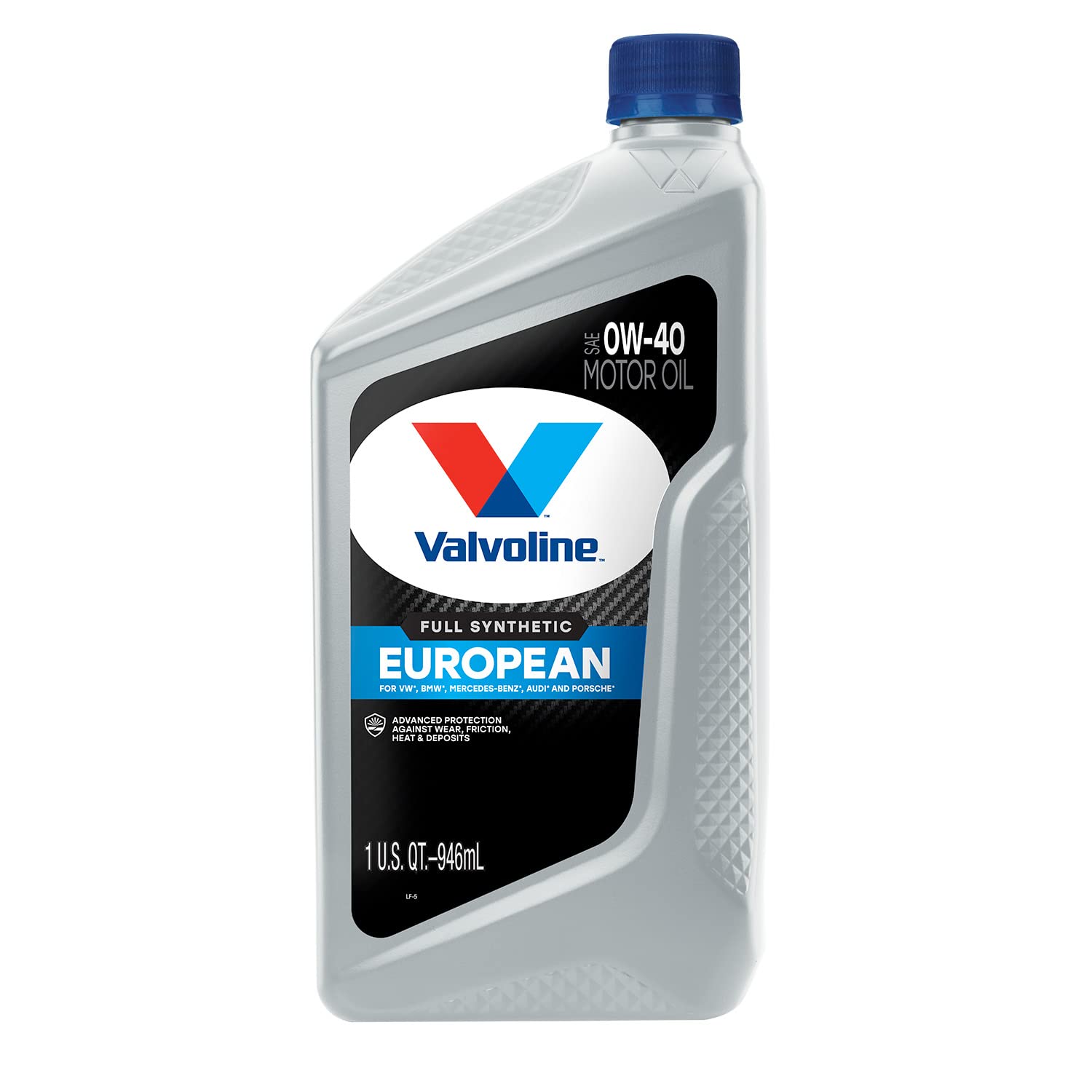 Valvoline European Vehicle Full Synthetic Sae 0W-40 Motor Oil 1 Qt