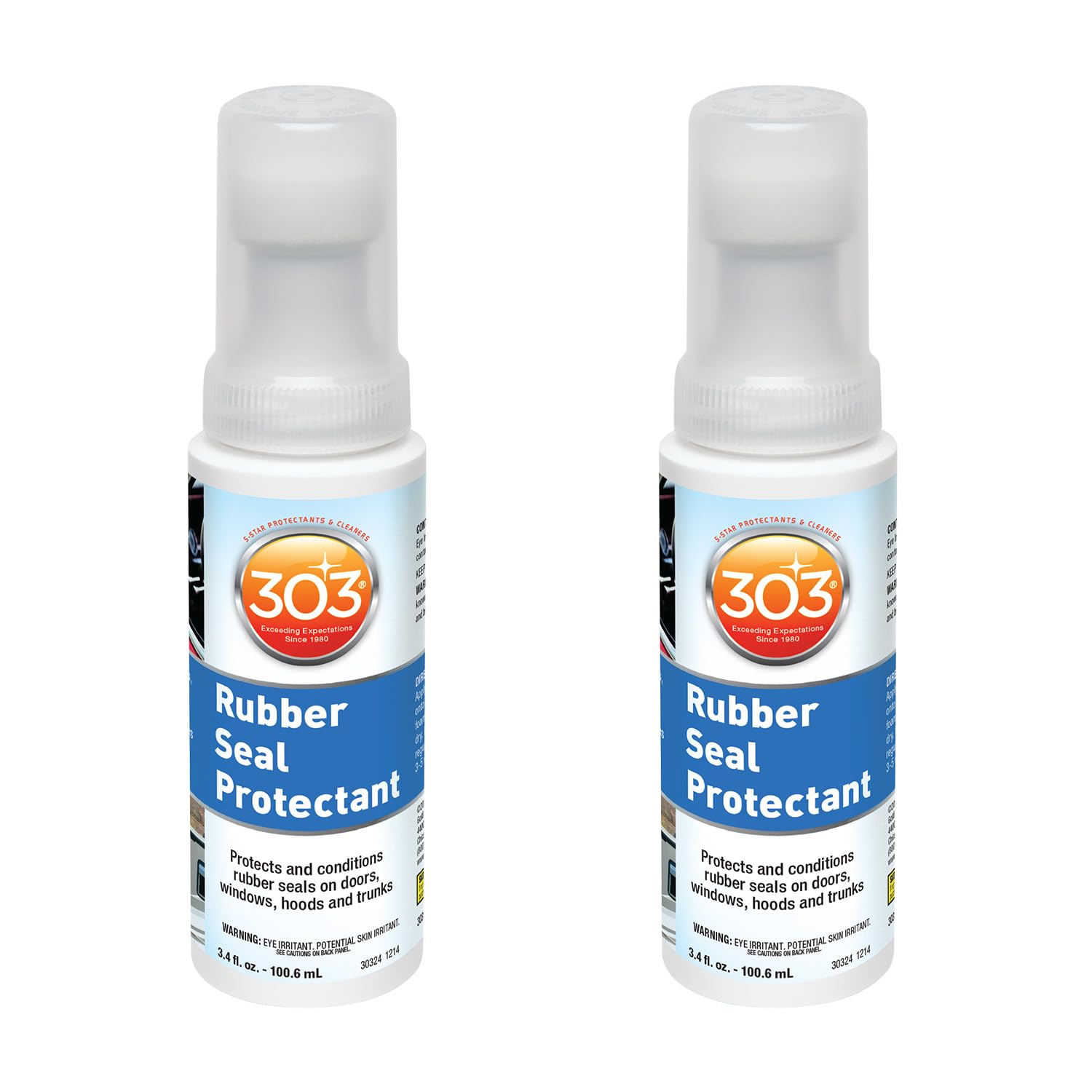 303 Products Rubber Seal Protectant - Windows, Hoods, Trunks, Rejuvenates Color & Flexibility of Old & Dry Seals, Weatherproofin