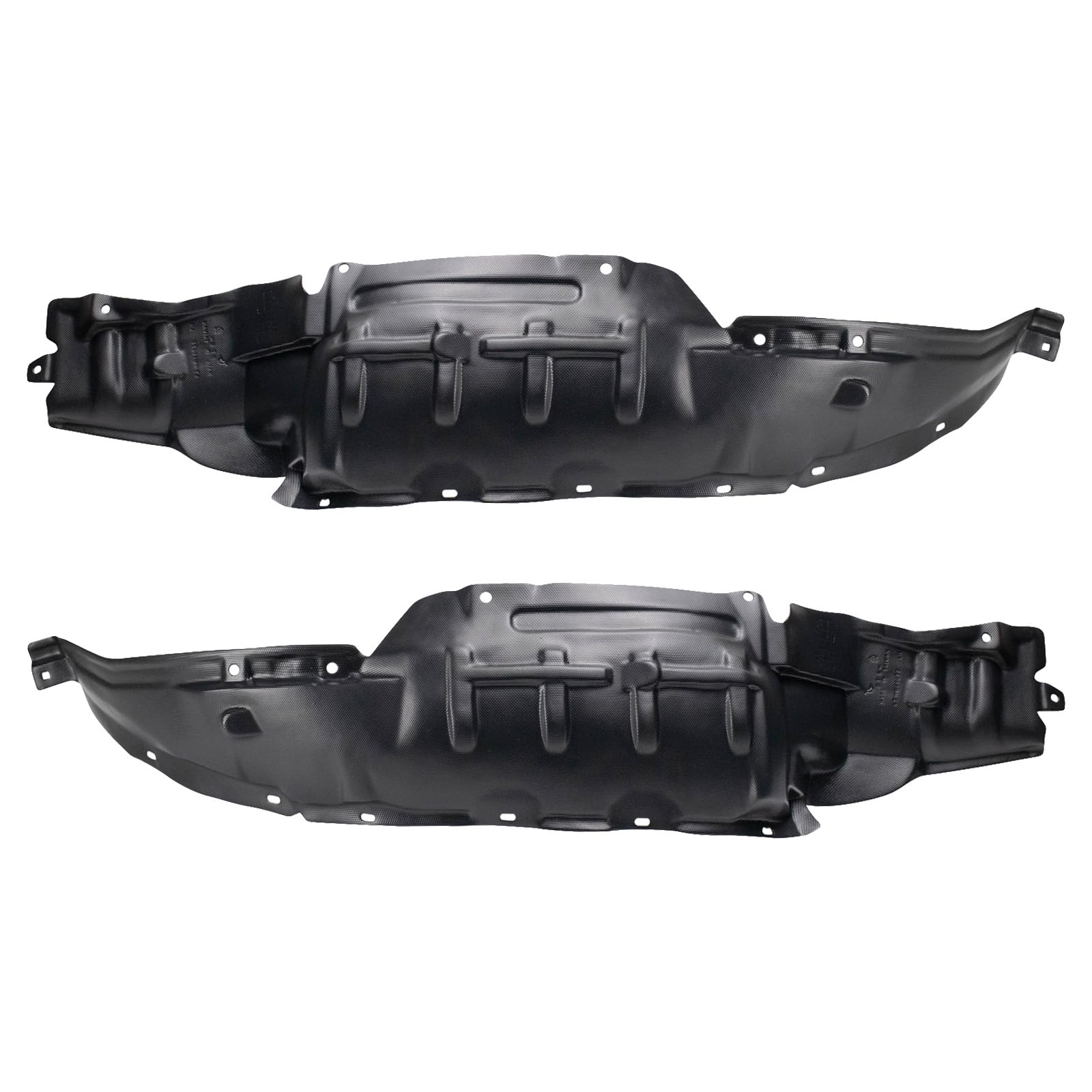 Trq Front Inner Fender Liner Set Compatible With 2000-2004 Nissan Xterra Ni1248105 Ni1249105