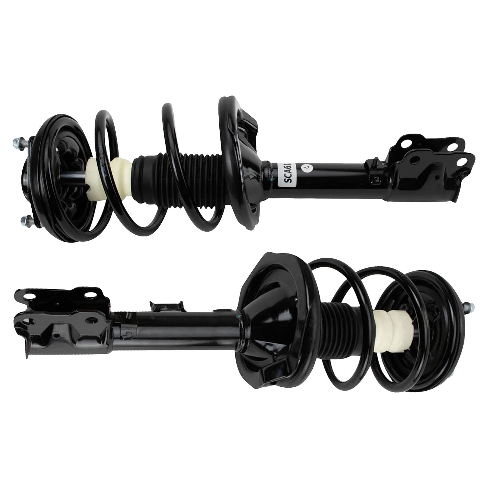 Trq Front Strut & Coil Spring Assembly Set Driver & Passenger Sides Compatible With 08-13 Mitsubishi Outlander