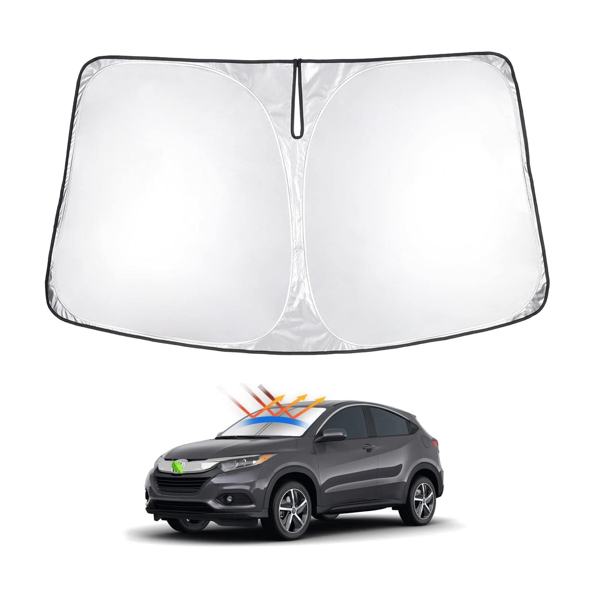 T Tgbros Windshield Sun Shade For Honda Hr-V 2023-2025 Foldable Sun Shield Front Window Sunshade For Hrv Accessories Sun Cover S