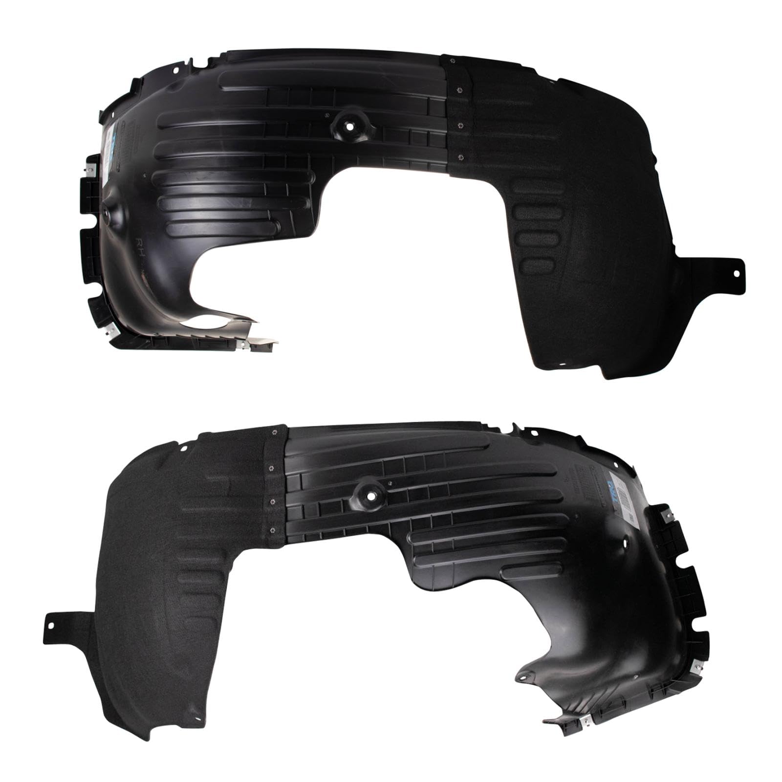 Trq Inner Fender Liner Set Compatible With 2016-2018 Kia Optima Ki1248152 Ki1249152
