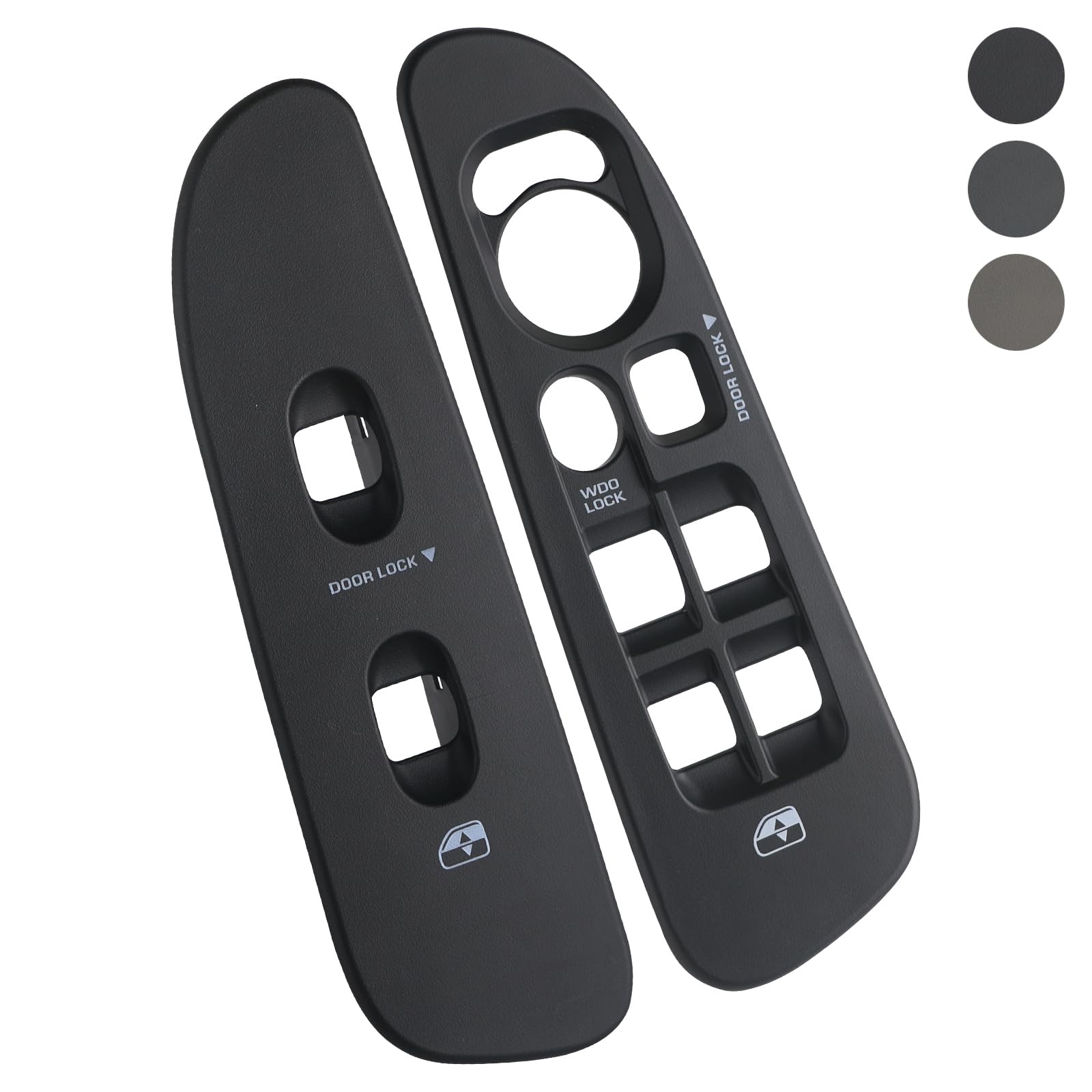 TQPONLY Door Window Switch Bezel,Front Driver and Passenger Side Compatible with 2002-2008 Dodge Ram 1500 2500 3500 Quad Cab,200