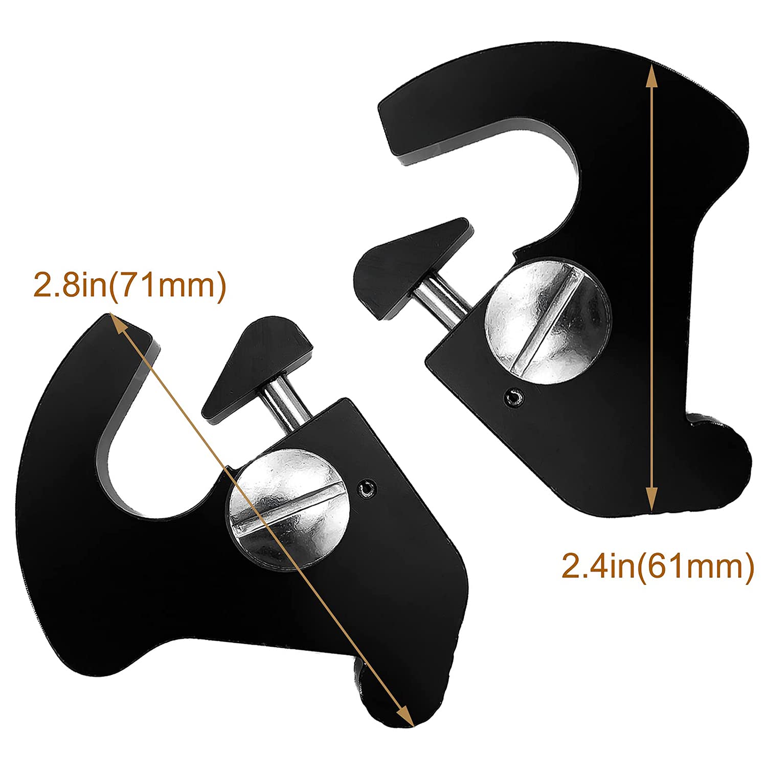 Motorcycle Detachable Rotary Mounting Sissy Bar Latch Clips Kit Compatible with Harley Davidson Touring Softail Dyna Sportster R