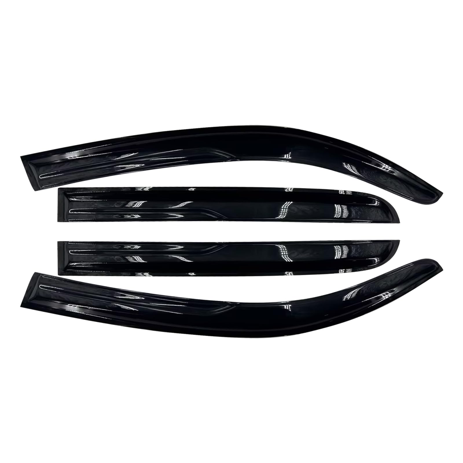 Sontian Tacoma Rain Guards For 2016-2023 Double Cab/Crew Cab - 4Pcs Side Window Visor Deflectors