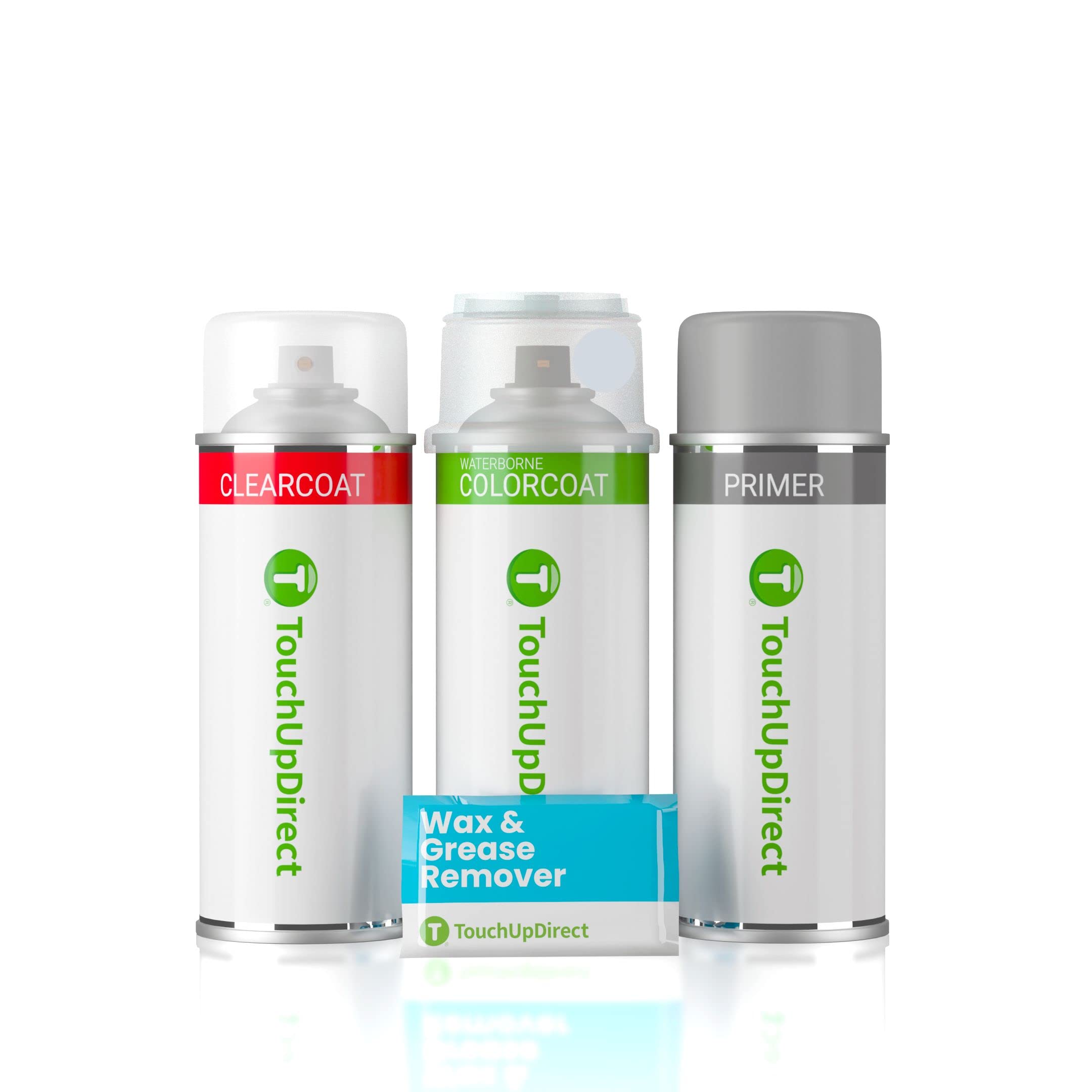 TouchUpDirect 92T/X1 92U/X1 Arctic Silver Metallic Compatible with Porsche Exact Match Touch Up Paint Aerosol - Preferred Kit