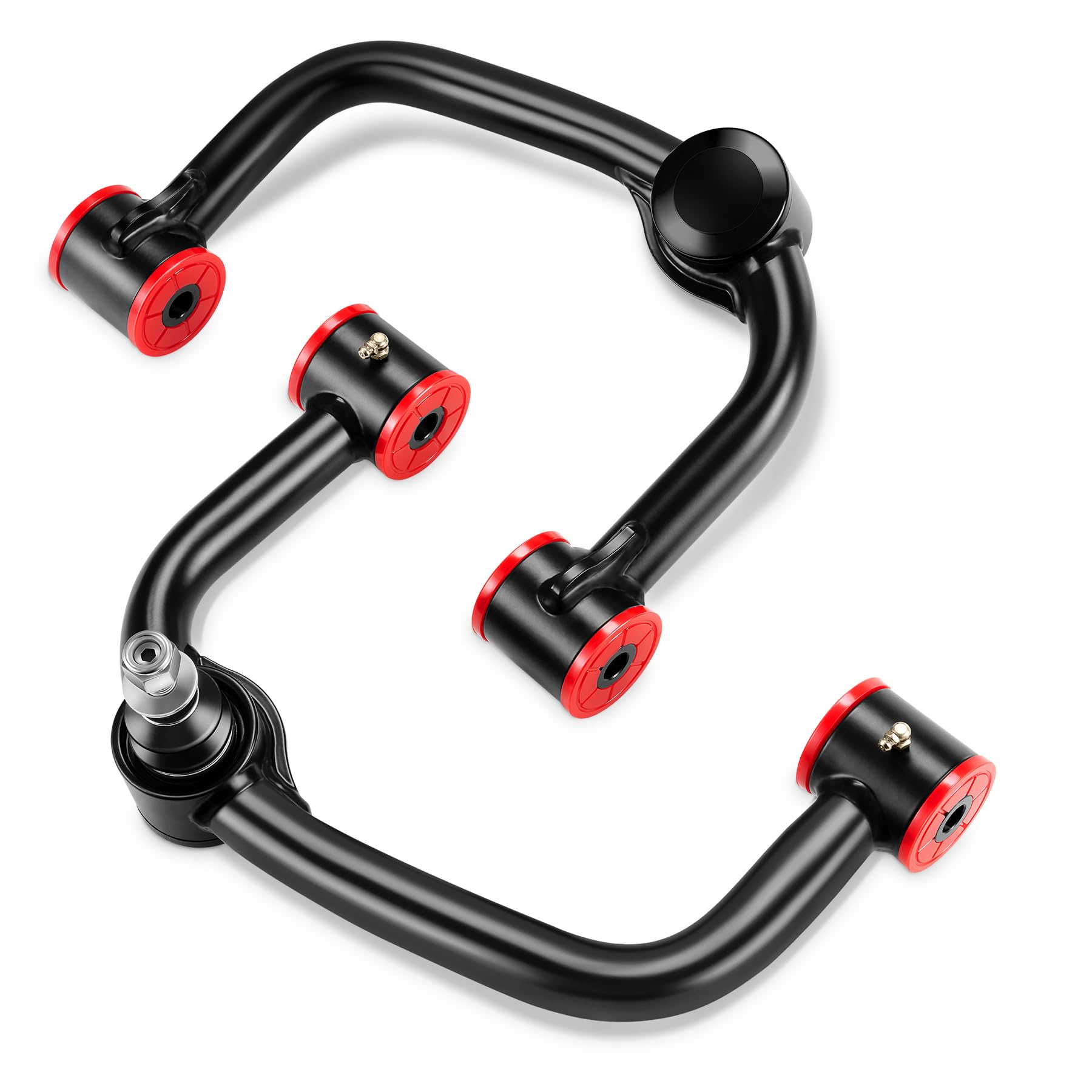 dynofit 2-4'' Upper Control Arms and Ball Joint Assembly for Ford F-150, Suspension Kits Tubular Black Arms Alignment Lift 2 to