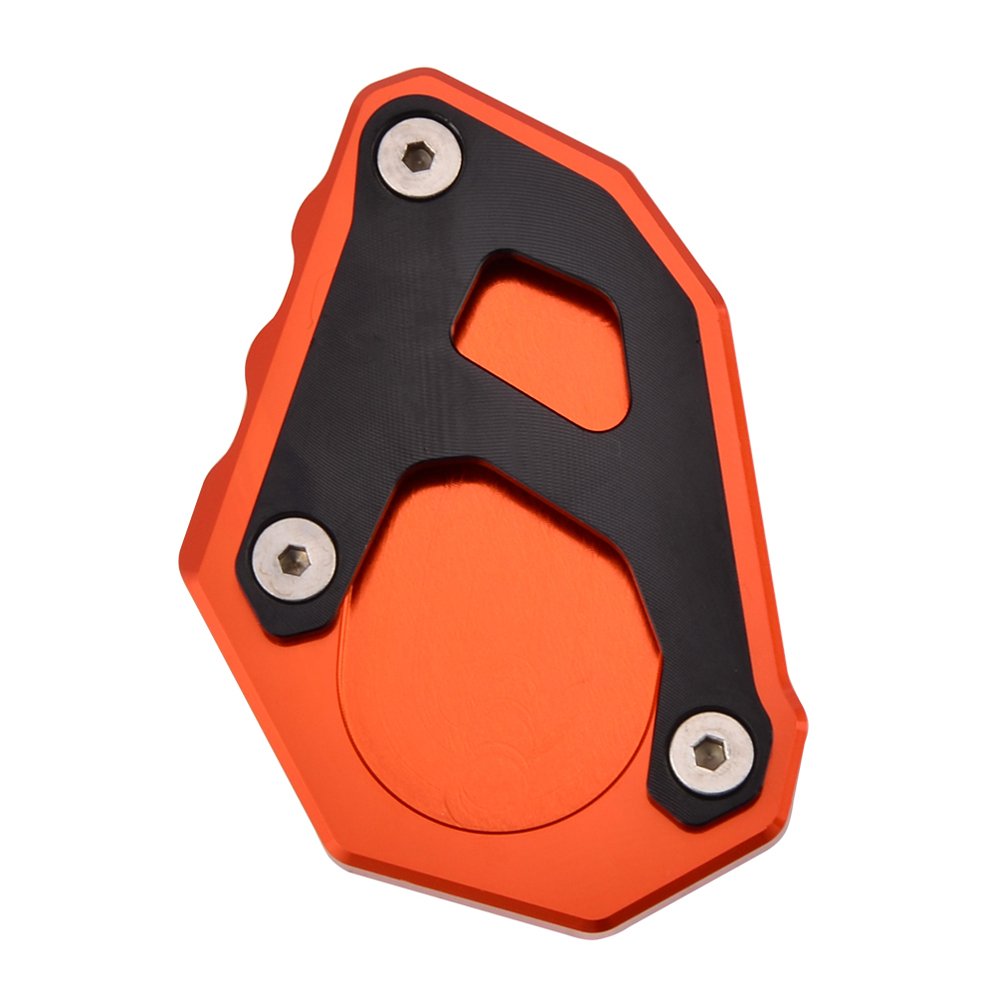 NICECNC Orange Kickstand Kick Side Stand Extension Plate Compatible with KTM 690 Enduro R/SMC R 2019-2021,1050/1090/1190/1290 Ad