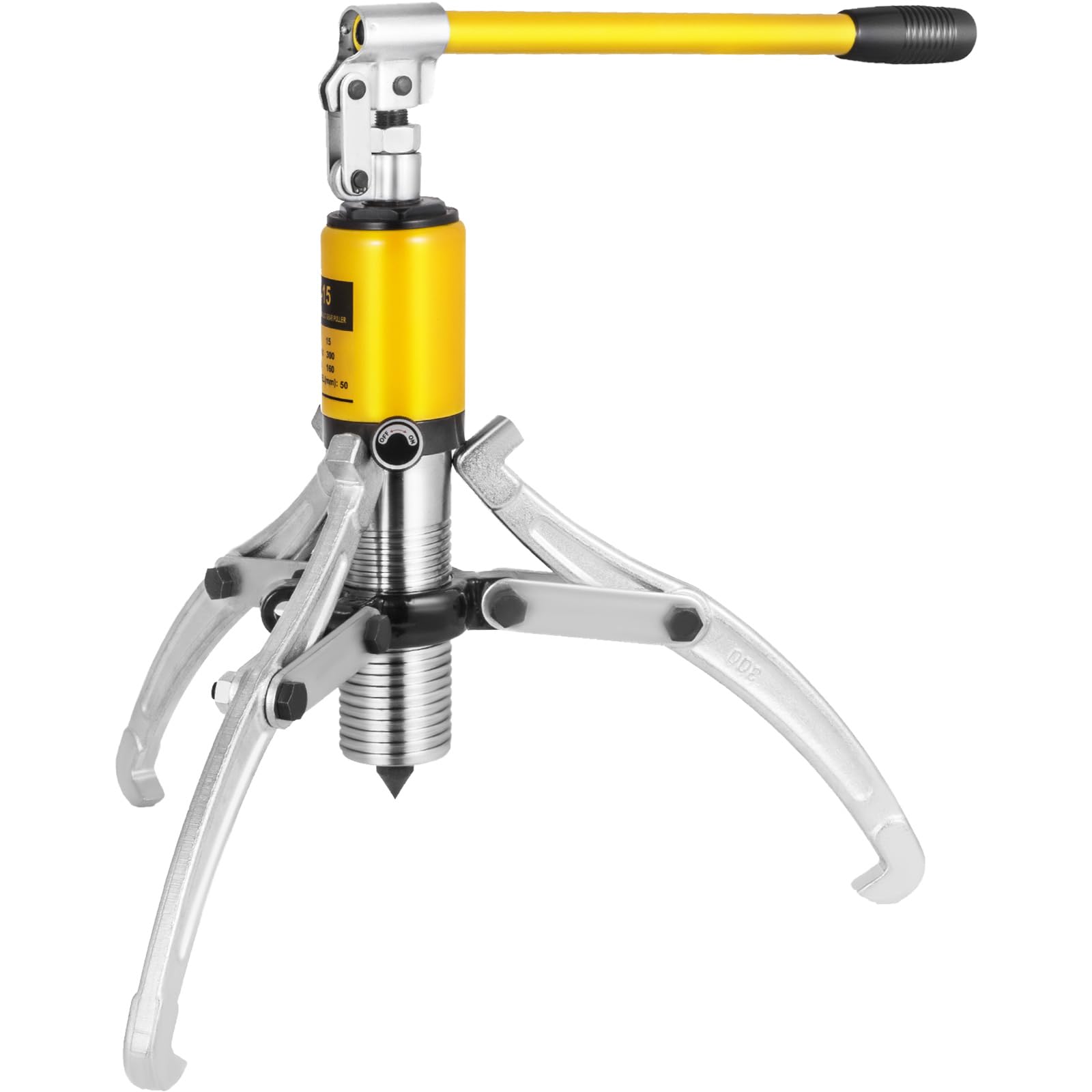 VEVOR Hydraulic Gear Puller, 15 Ton Max. Capacity Hydraulic Puller, 2 or 3 Jaws Bearing Hub Separator, 3.9- 11.8 Hydraulic Pulle