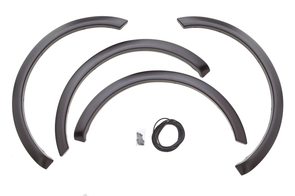 Lund Sx312T Elite Series Black Sport Style Textured Front And Rear Fender Flare - 4 Piece