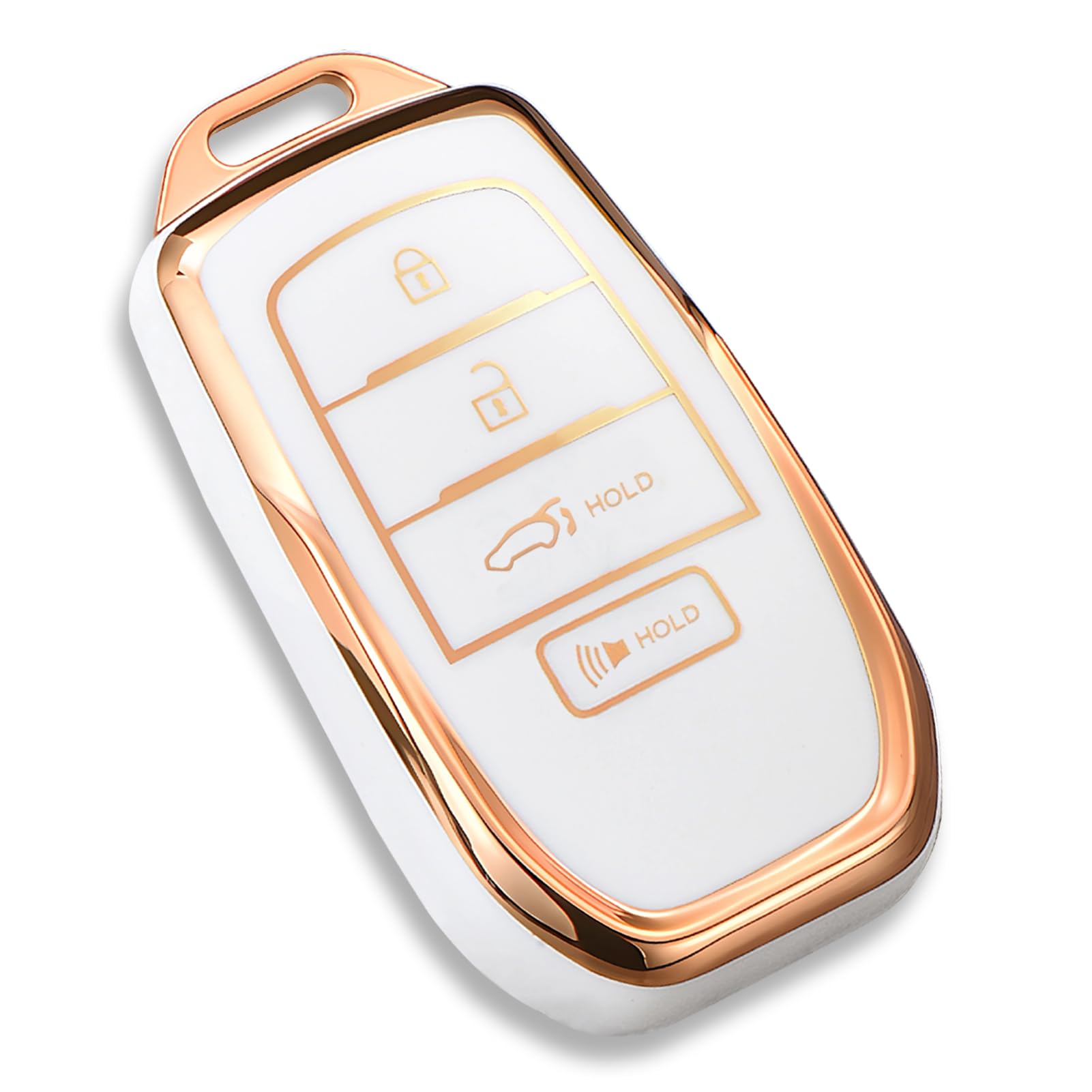 Compatible with Toyota Key Fob Cover, for Crown Corolla Cross Grand Highlander Tundra Prius Venza Sequoia Land Cruiser Premium T