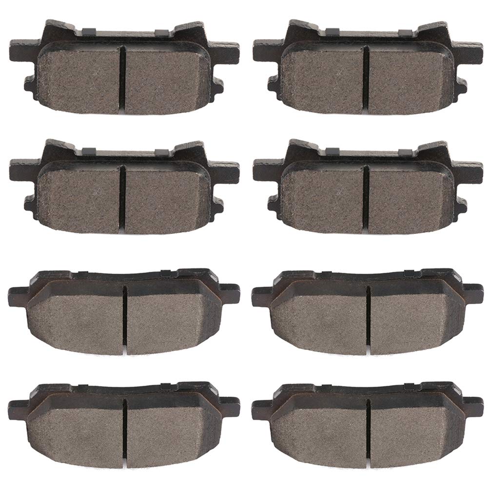 Scitoo Ceramic Front Rear Disc Brake Pad Set Fit For 2004-2007 For Toyota Highlander