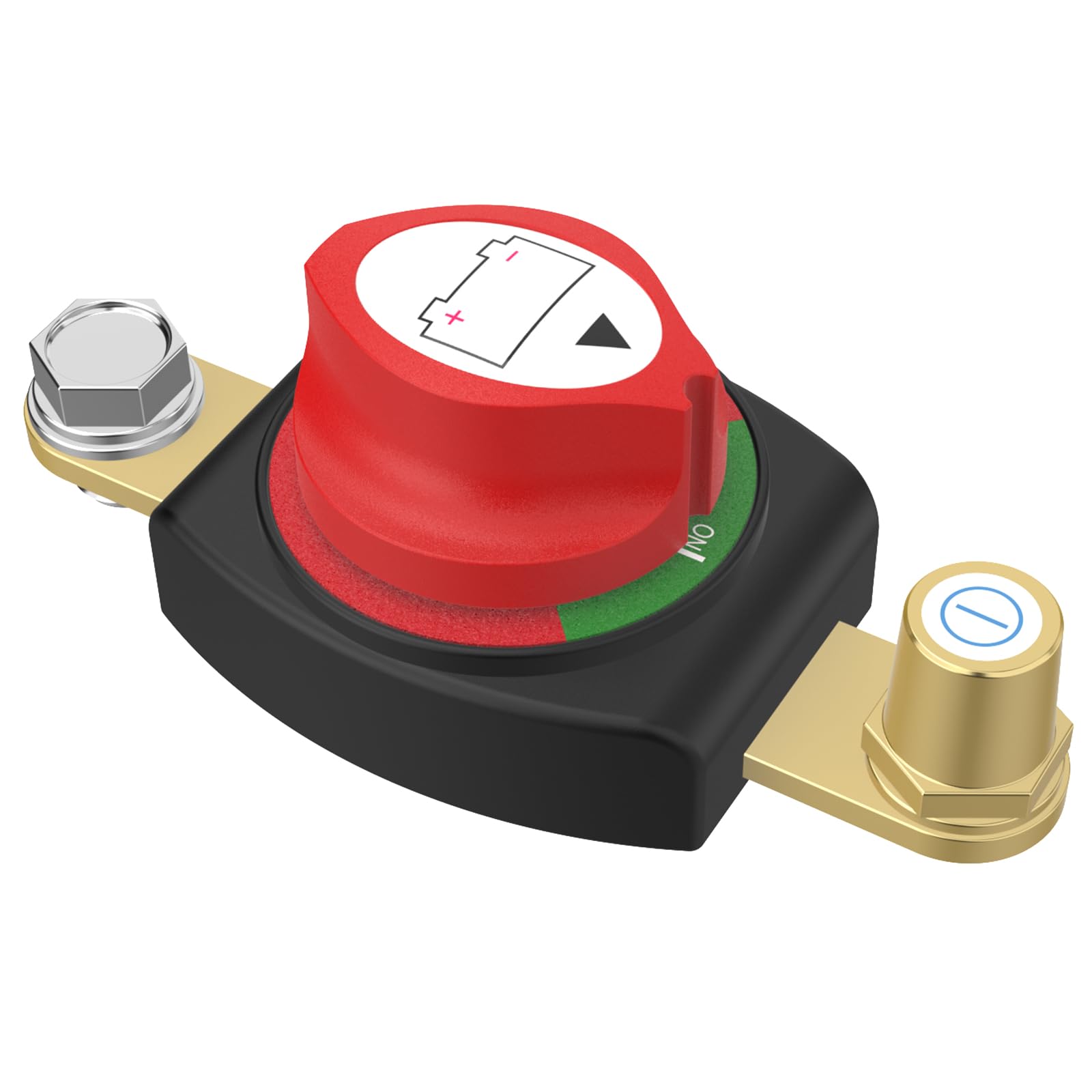 Side Post Battery Disconnect Switch, Cnaodun Battery Cut Off Switch With Top Post Negative12-48V Heavy Duty Battery Shut Off Swi