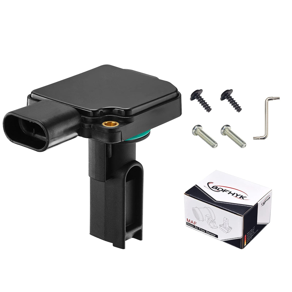 BDFHYK Mass Air Flow Sensor Meter MAF 213-3428 19112543 AFH50M-05 Compatible for Buick Oldsmobile Pontiac 3.8L, 1999-2005 Lesabr