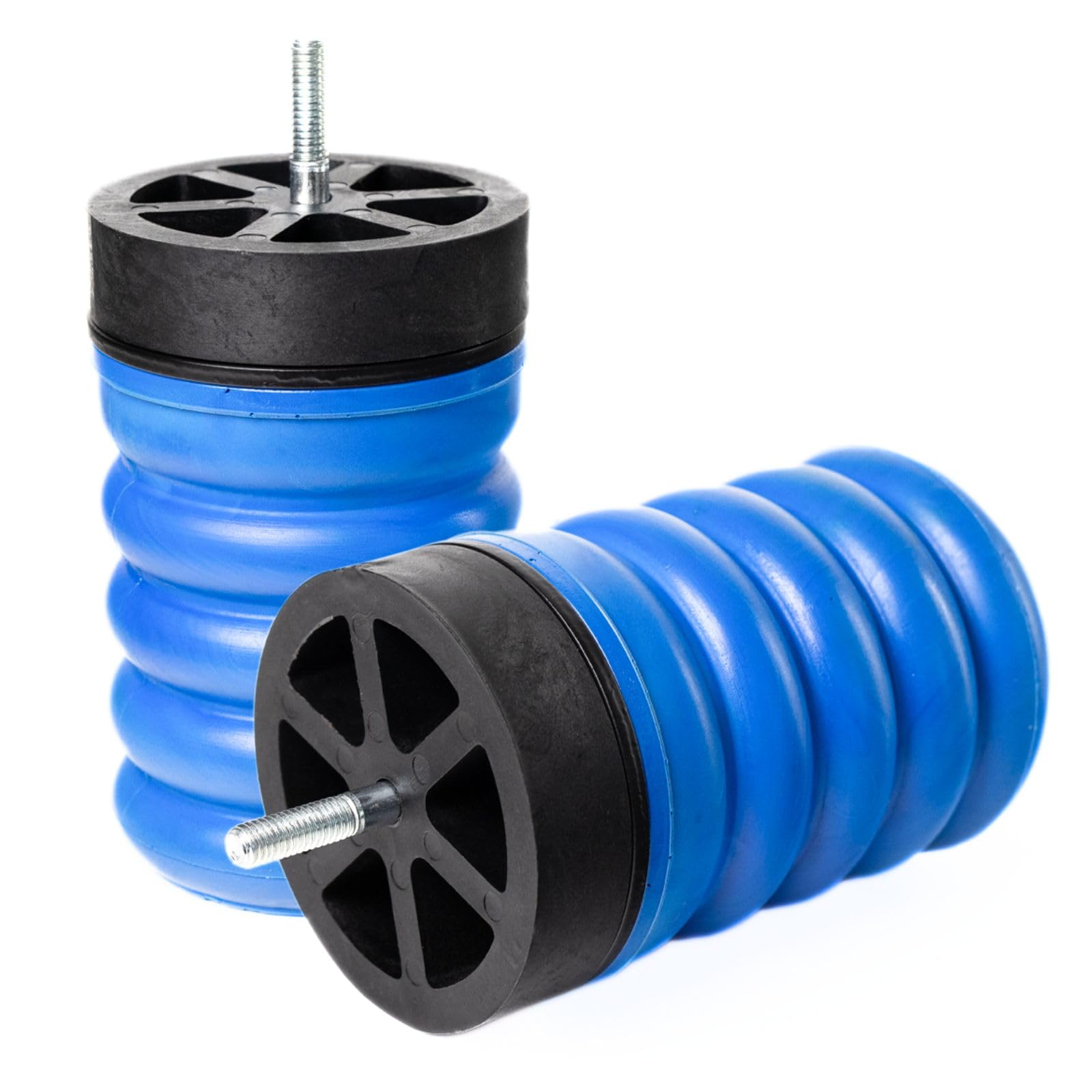SuperSprings SSR-217-40 Left and Right Rear Blue SumoSprings fits 2019 2023 Silverado Sierra 4x2 4x4 | Reduces Rear End Sag, Dec