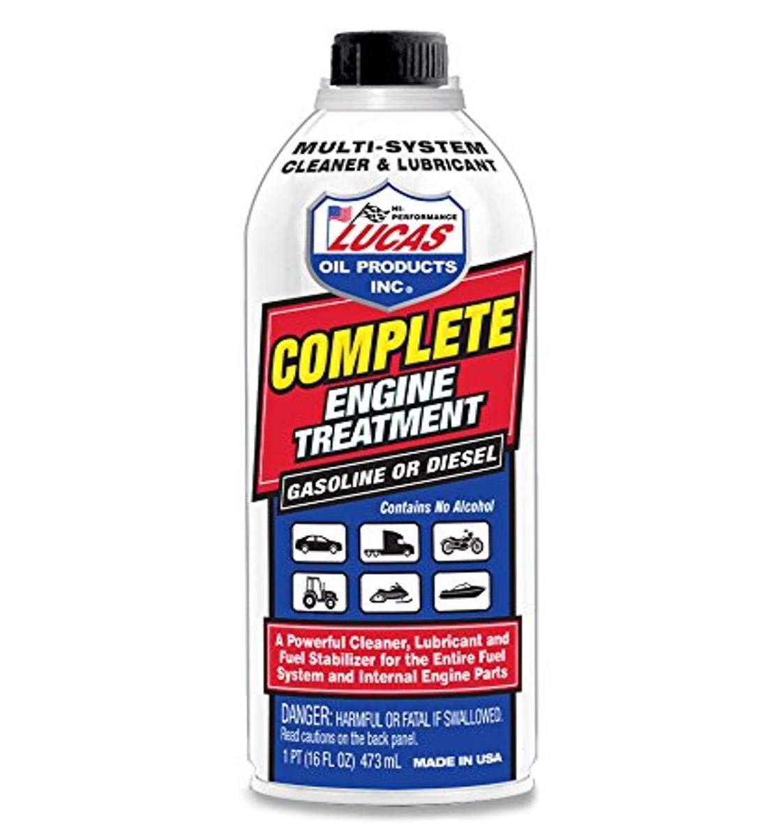 Lucas Oil 10016 Complete Engine Treatment - 16 Ounce
