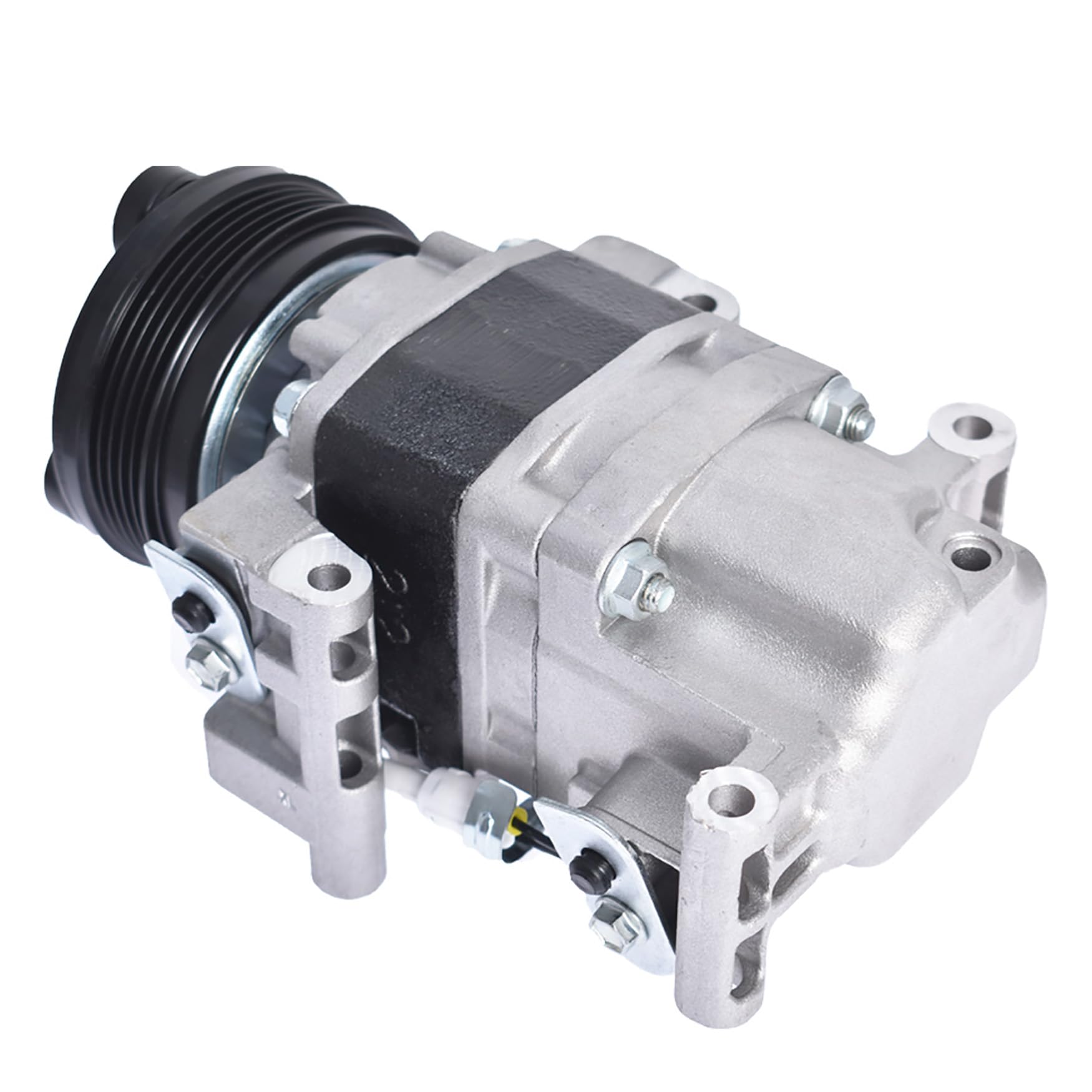 WFLNHB AC Compressor & A/C Clutch, A/C Ports 5 Grooves Replacement for Mazda 3 2004-2009 3 Sport 2009 Replacement for Mazda 5 20