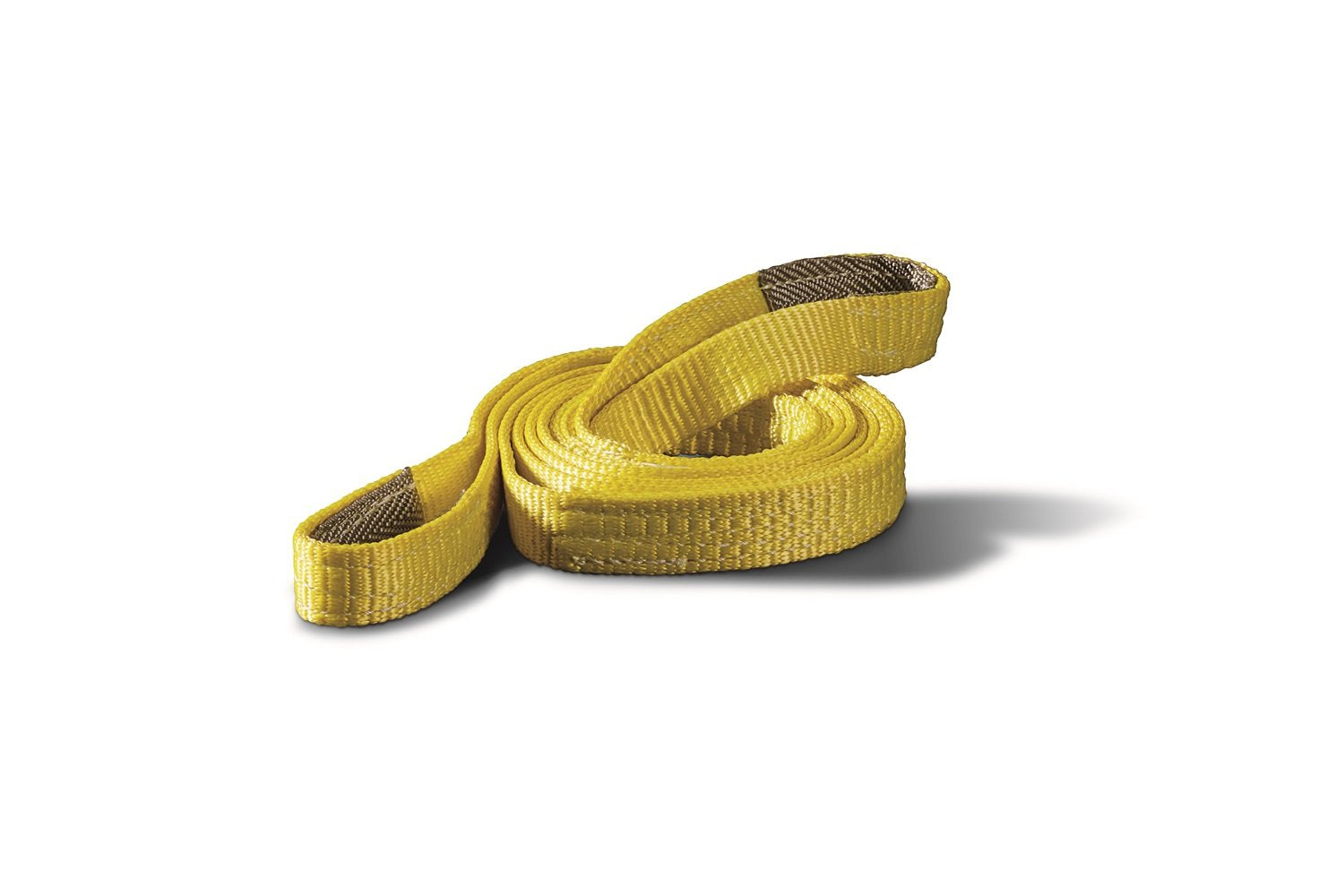 Warn 88896 Nylon Webbing Winch Tree Trunk Protector Rigging Strap, 3.2 Ton (6,400 Lb) Capacity, 1 Width X 8' Length, Yellow