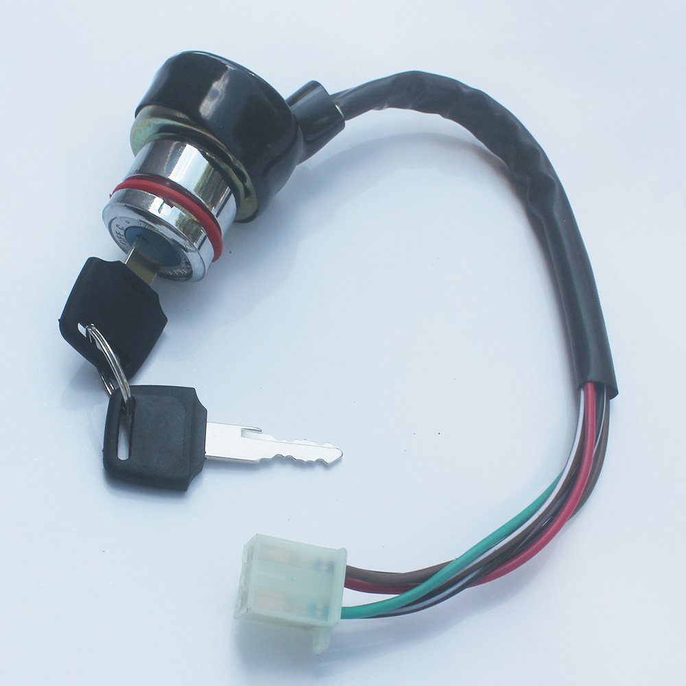 Kipa 6-Wires Key Ignition Switch For Kazuma Meerkat 50Cc Falcon 90Cc 110Cc 125Cc Redcat Atv Quad