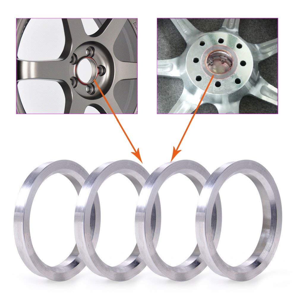 Zhteapr 4Pc Wheel Hub Centric Rings 84.1 To 78.1 Od 84.1Mm Id 78.1Mm - Aluminium Alloy Wheel Hubrings 78.1 To 84.1