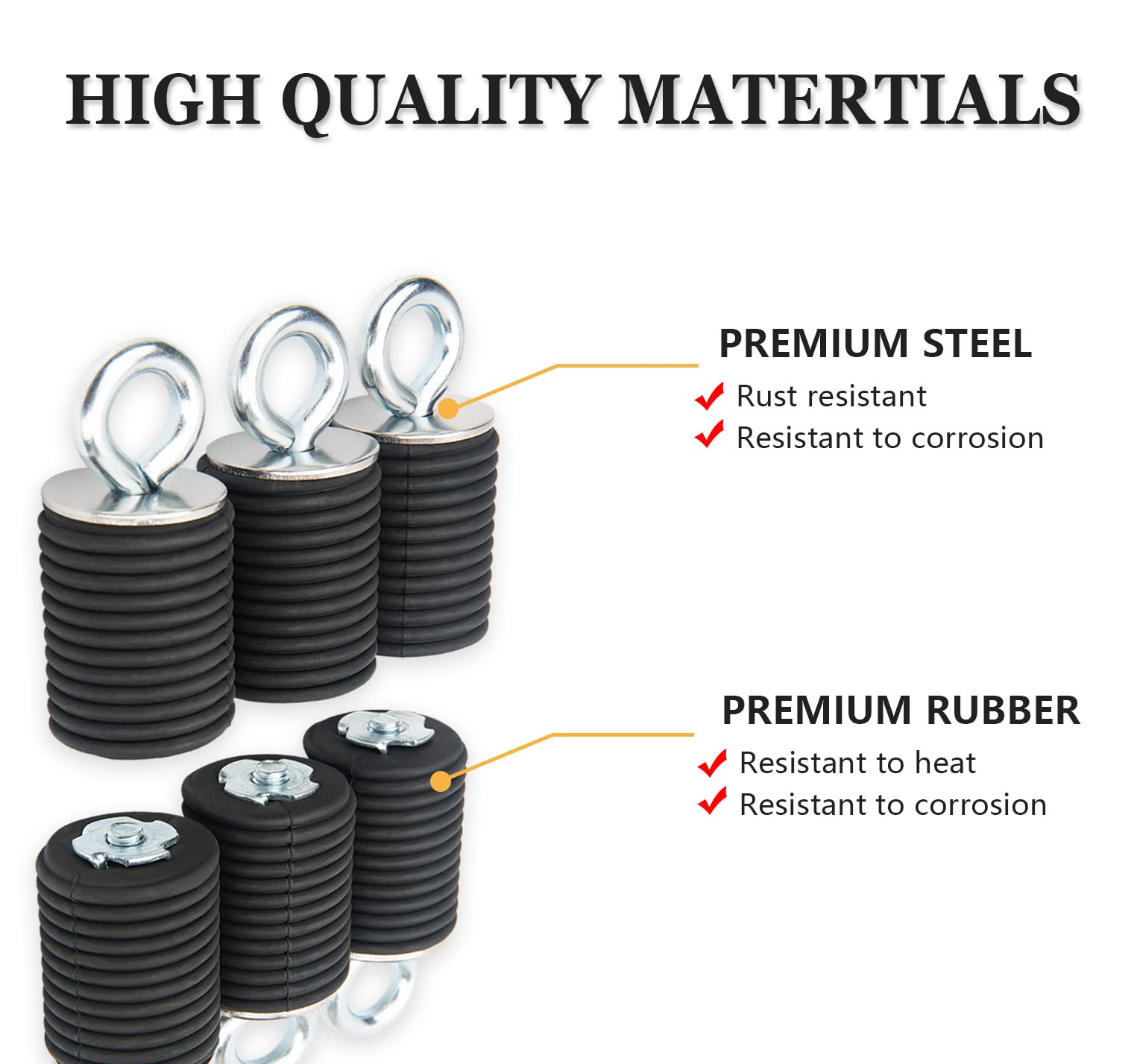 6Pcs Tie Down Anchors For Polaris Ranger/General 1000 900 800 700 500 Accessories, Lock And Ride Anchor For Polaris, Bed Tie Down Anchors 6 Pack (Black)