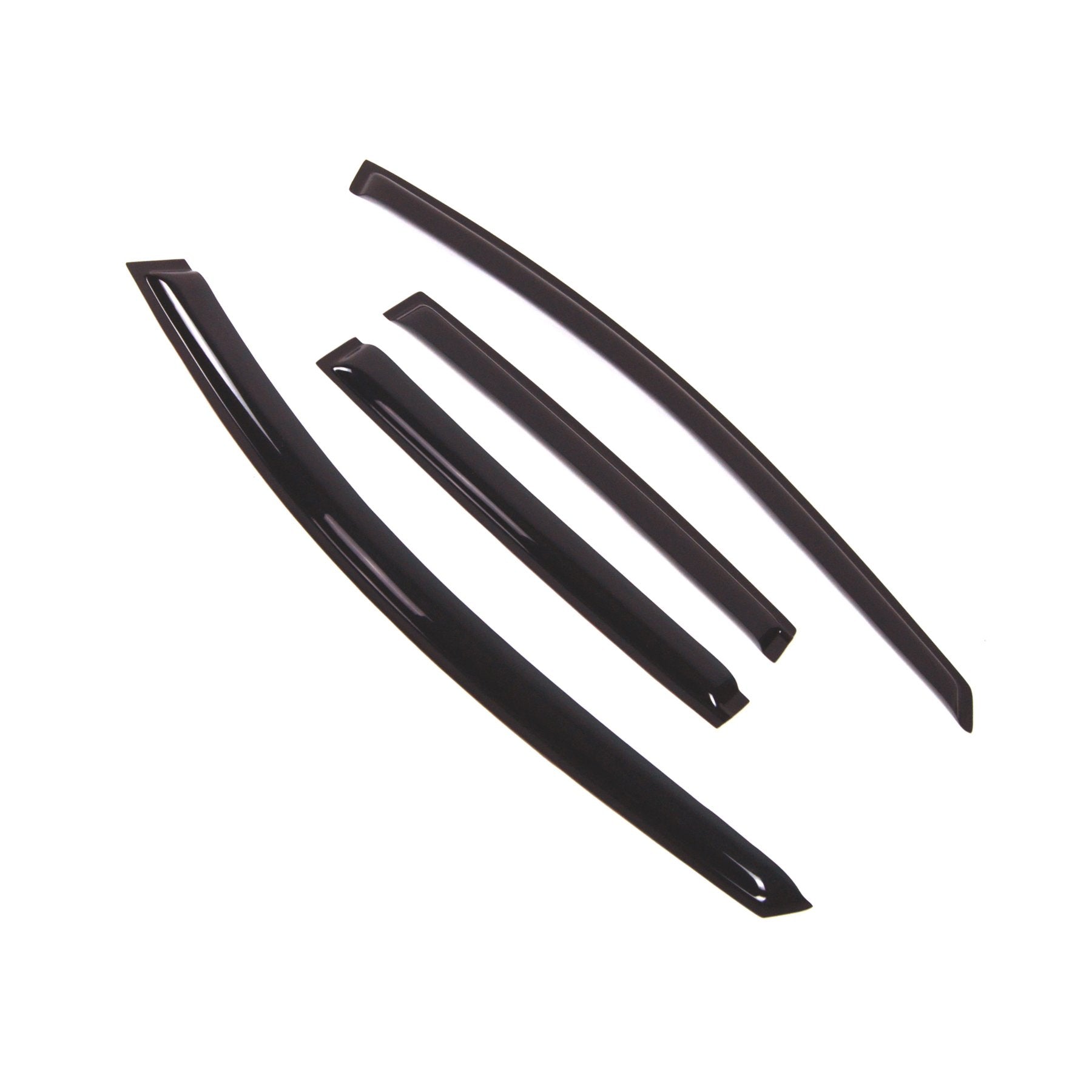 Tuningpros Outside Mount Window Vent Visors Rain Guards Compatible With Nissan Versa 2007-2011 | Side Window Wind Deflectors Rai