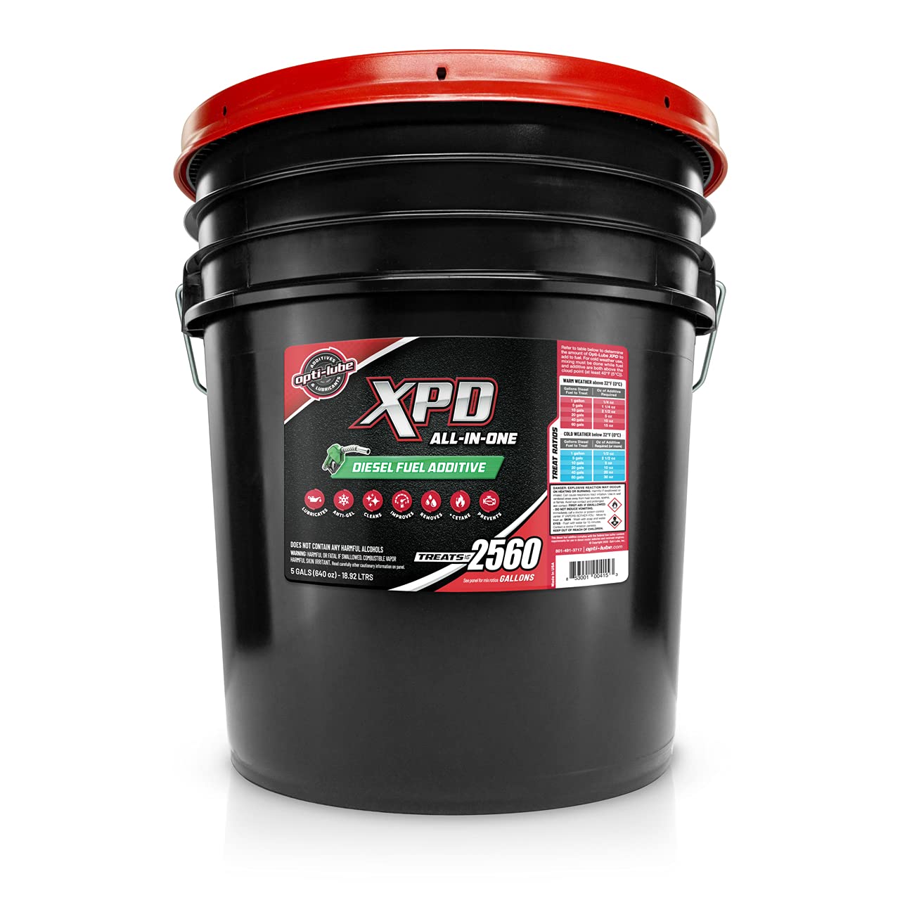 Opti-Lube XPD Formula Diesel Fuel Additive: 5 Gallon Pail, Treats Up to 2560 Gallons of Diesel