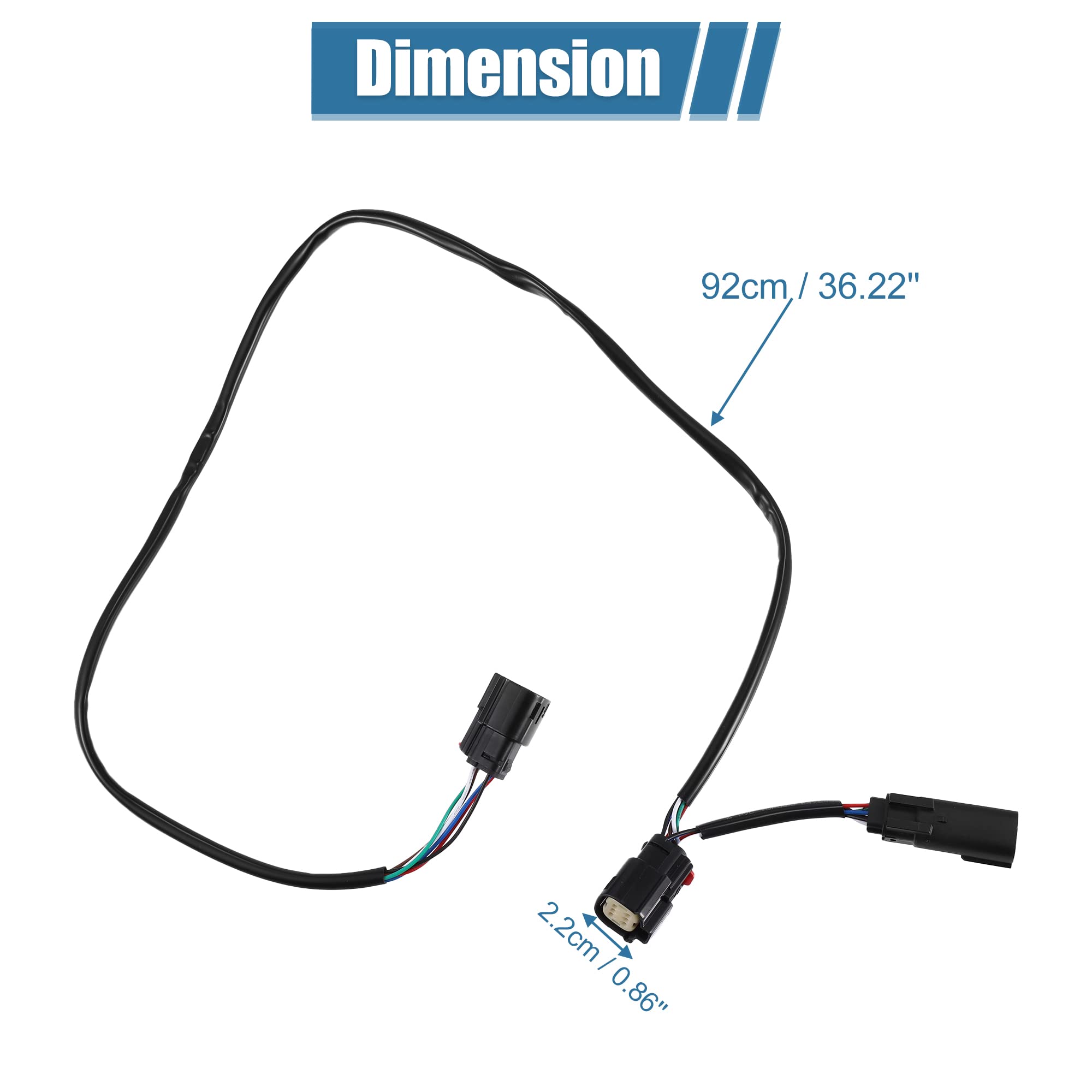 X AUTOHAUX Motorcycle Quick Disconnect Wiring Harness Fit for Harley Davidson for Tour Pak 2014-2019 CD-TP-QD-14 Quick Disconnec