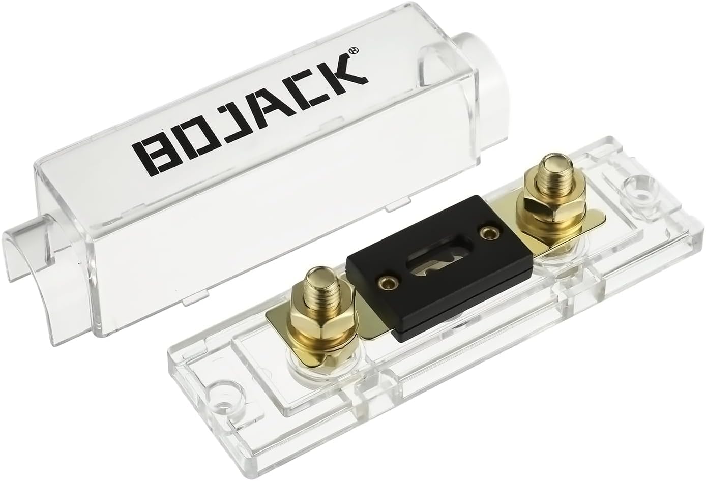 Bojack 0/2/4 Gauge Anl Fuse Holder And 20 Amp Anl Fuses For 0 2 4 8 Gauge Awg Fuse Block, Fuse Box, Automotive Fuse Holder 20A (