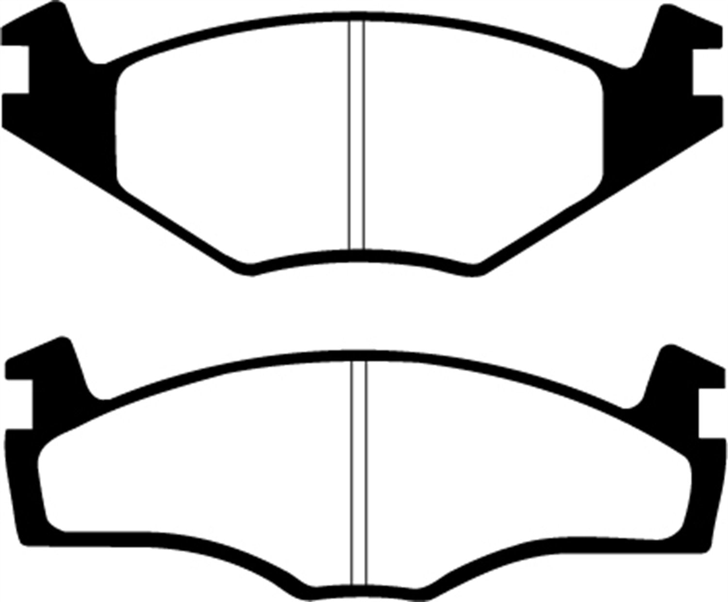 Ebc Brakes Dp4517R Yellowstuff Street And Track Brake Pad