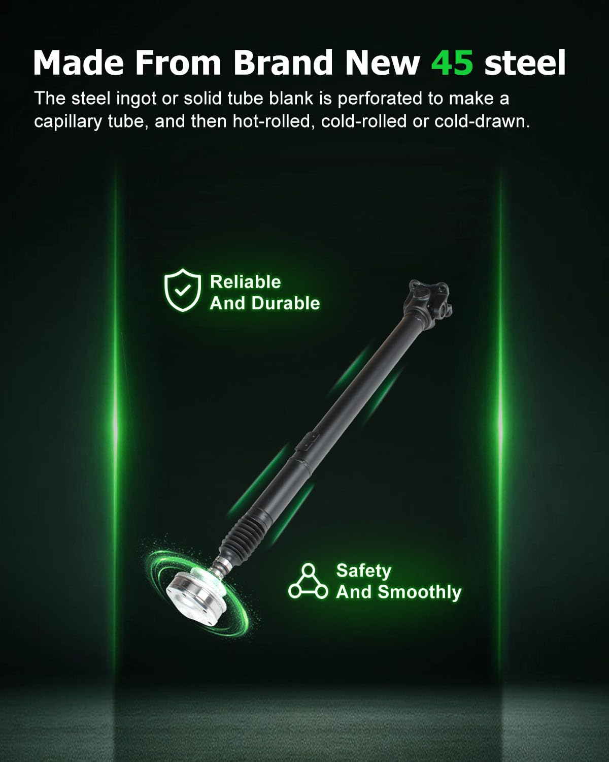 Scitoo 35.7'' Rear Drive Shaft Assembly Propeller Shaft Compatible For Jeep Commander 2006,For Jeep Grand Cherokee 2001-2006 65-