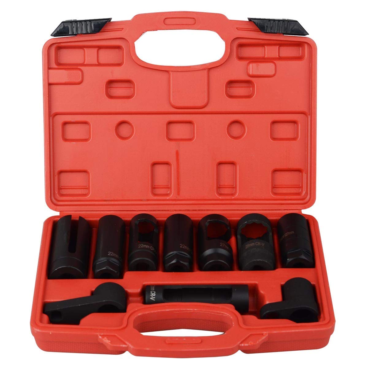 10Pcs Oxygen Sensor Socket Set Sensor Oil Pressure Sending Unit Removal Kit