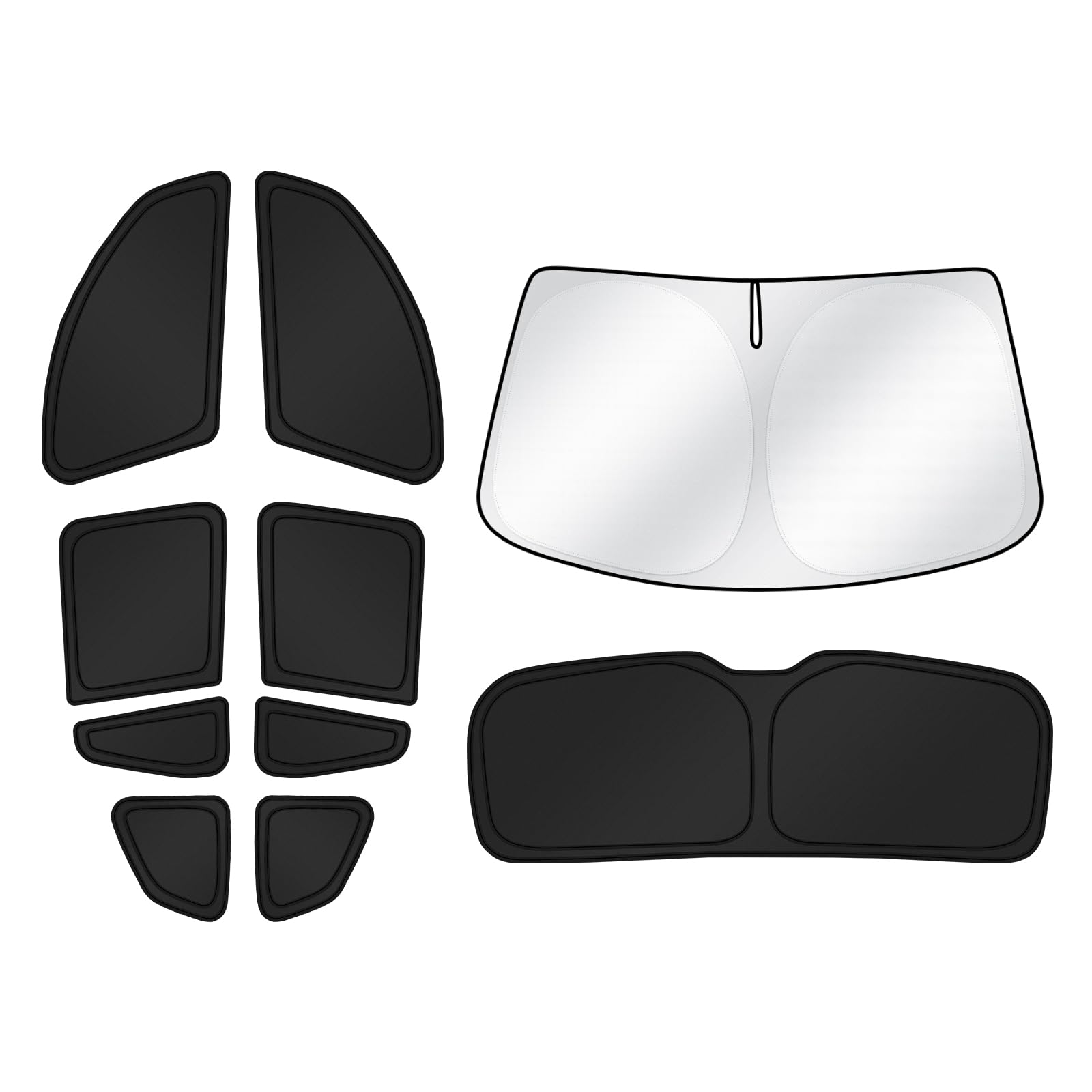 Canvcle Sunshades For 2018-2024 Bmw X3 G01 Accessories Windshield Sun Shade Side Rear Window Shade Cover Sun Visor Shield Privac