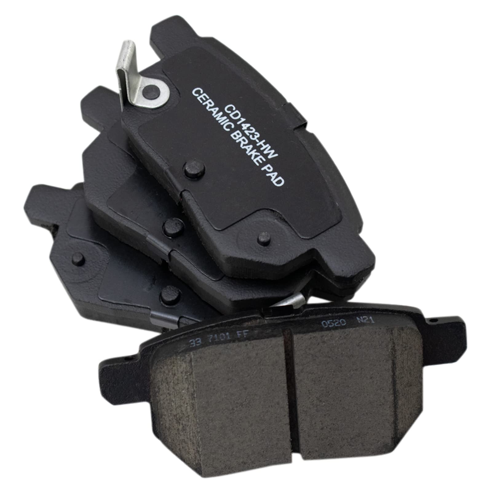 TRQ Rear Premium Posi Ceramic Disc Brake Pad Set for Toyota Scion Lexus New