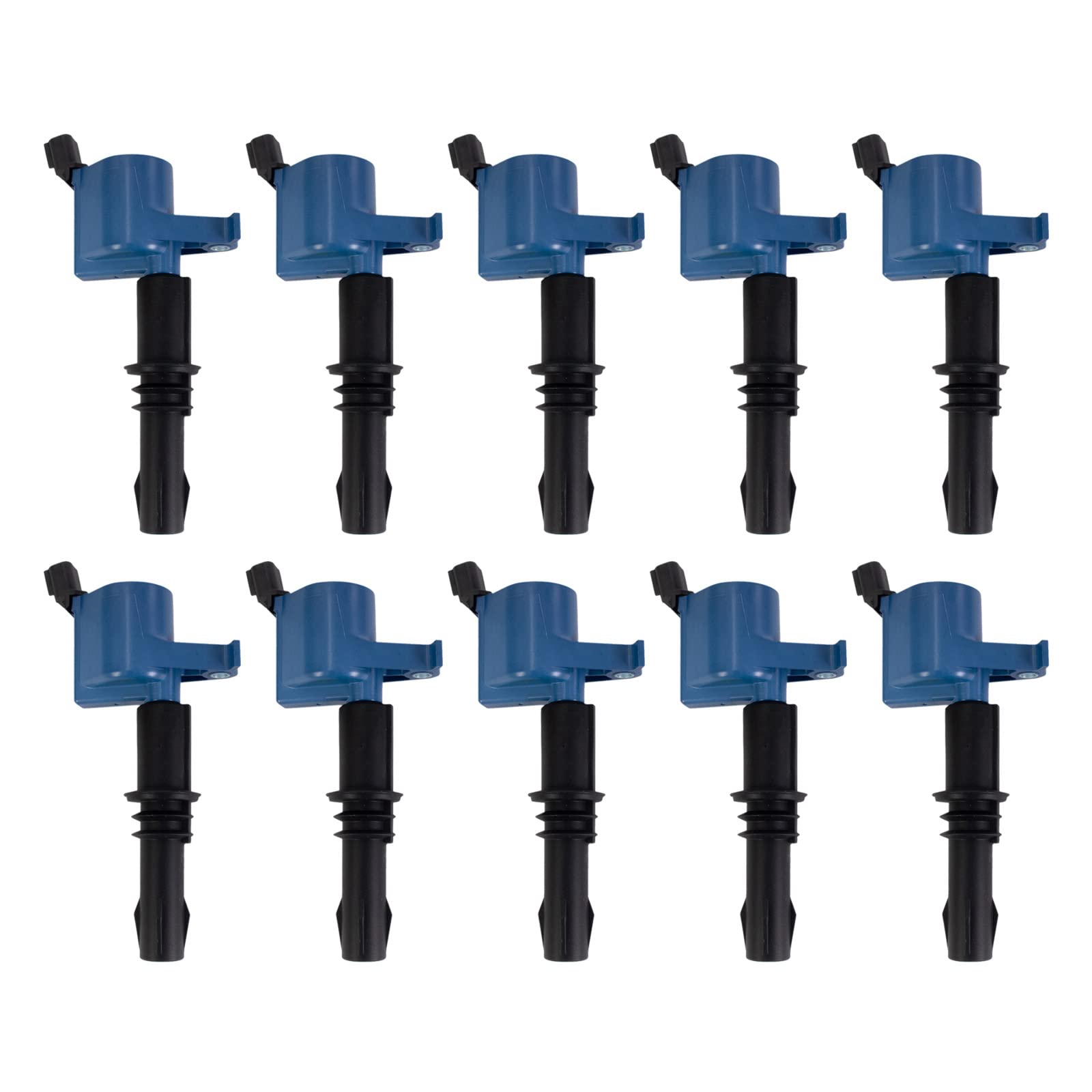 TRQ Ignition Coil Set - Compatible with 2005-2008 Ford F-250, F-350, F-450 Super Duty & F-53 Motorhome Chassis